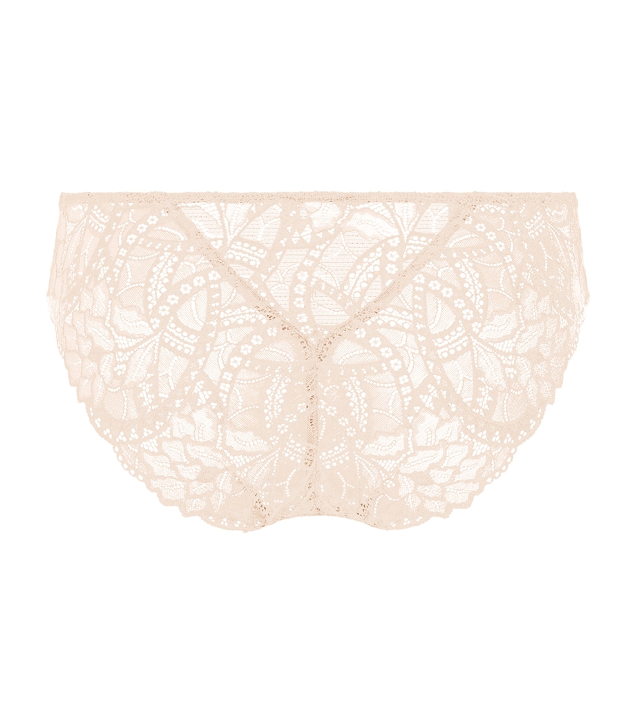 Hanro Womens Azelia Mini Briefs Creamy Glass Image 3