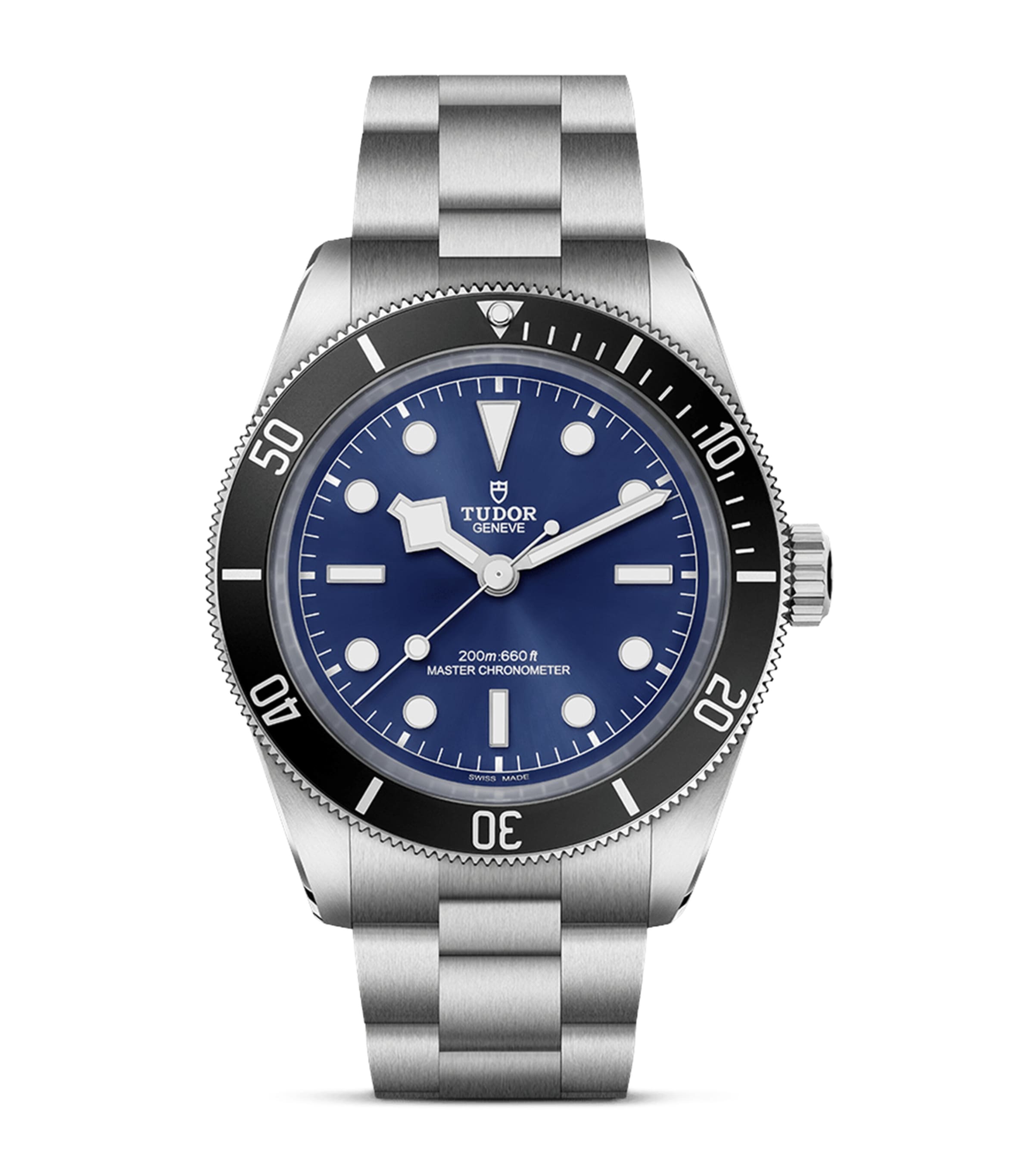 Tudor Black Bay 68 Stainless Steel Watch In Blue