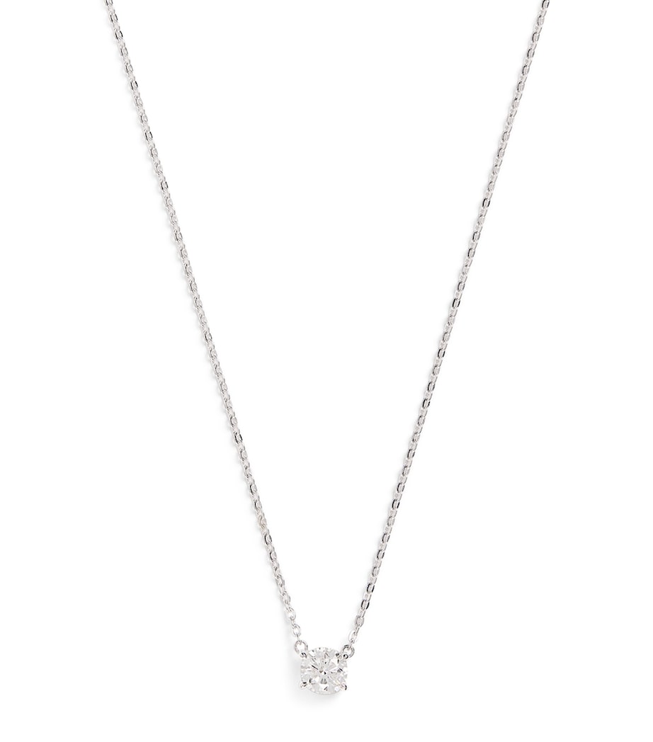 White Gold and Diamond Pendant Necklace (0.75ct) WHITE GOLD Image 1