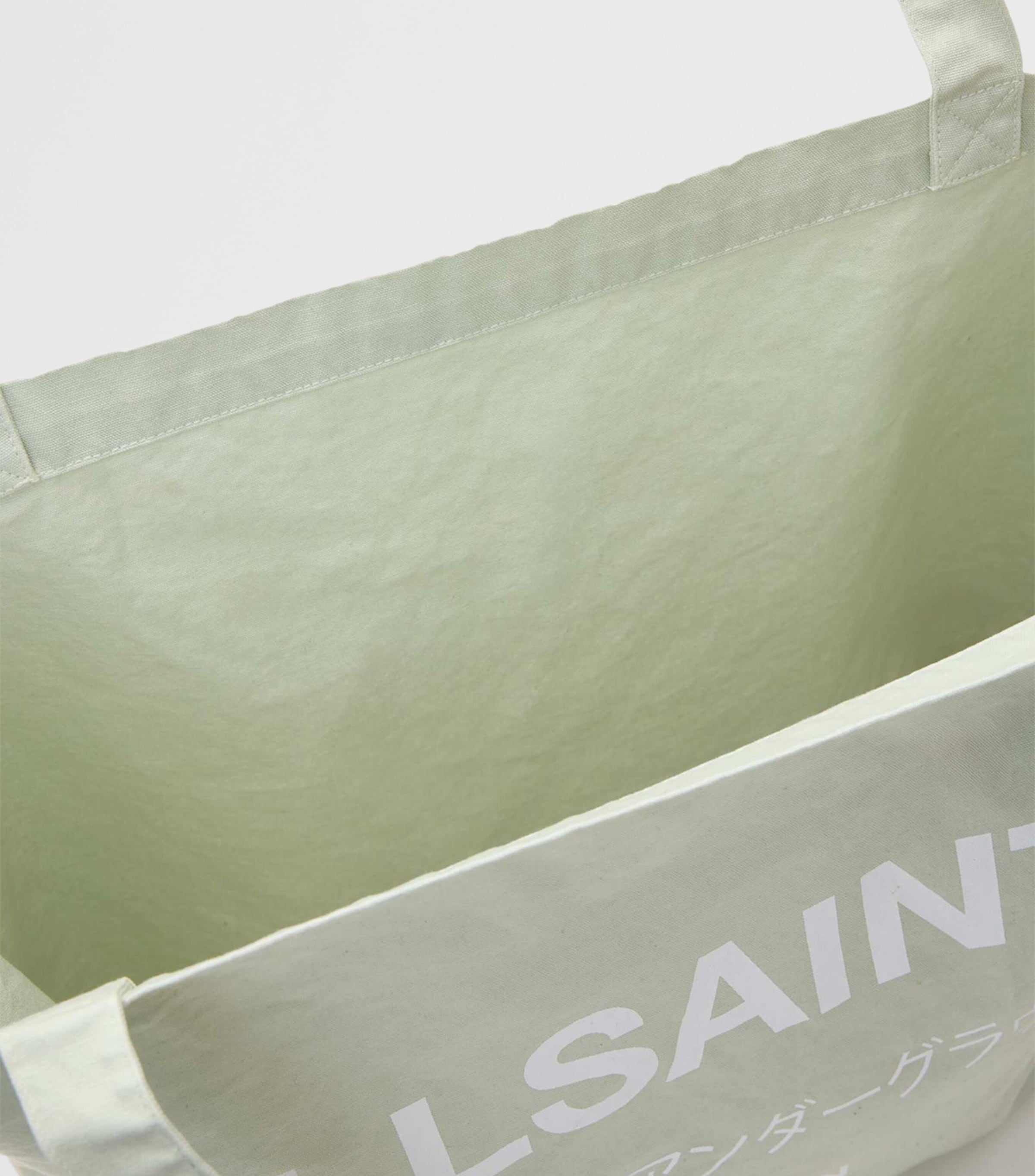 AllSaints Underground Tote Bag Powdered Green Image 5