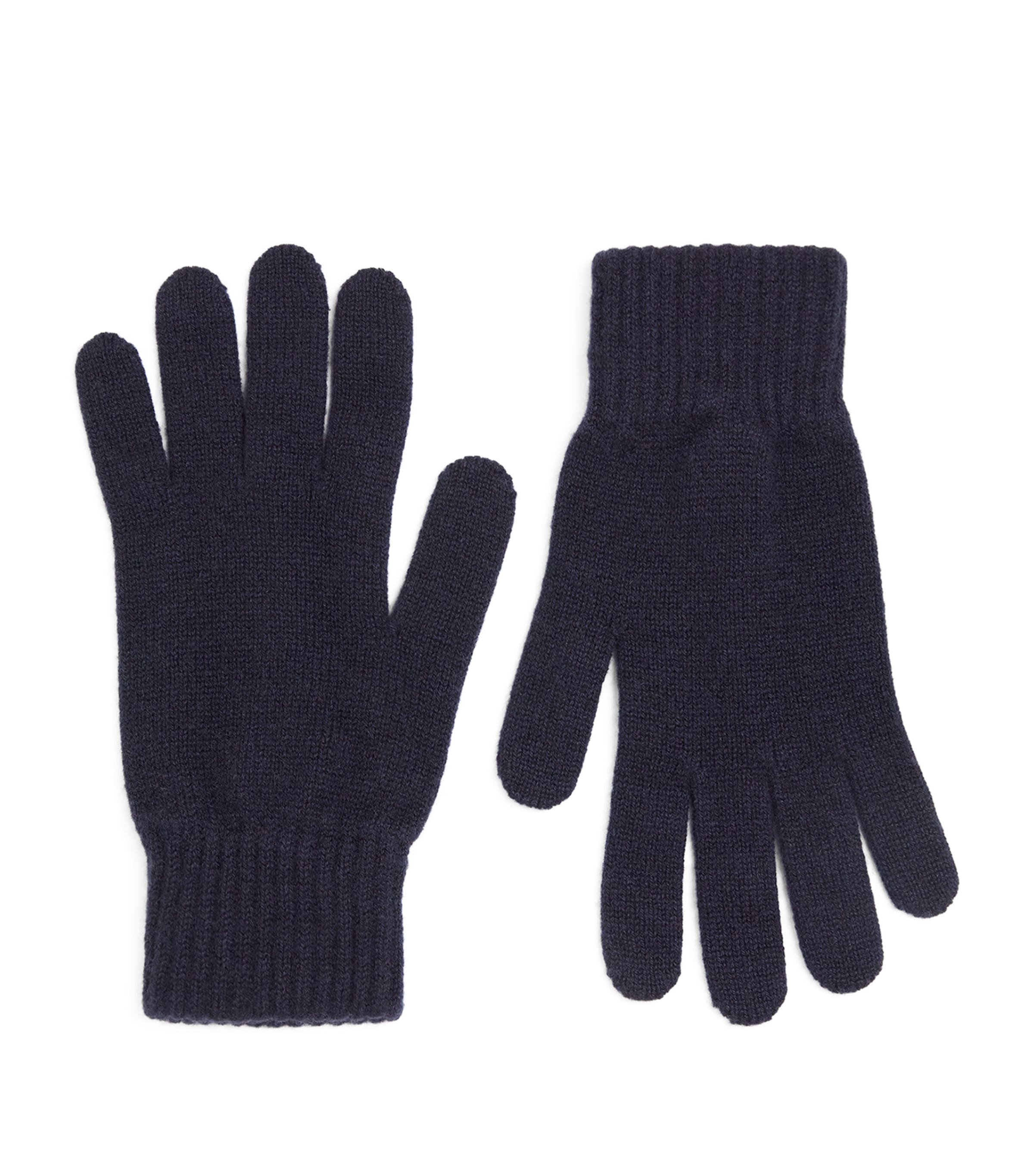 Johnstons Of Elgin Cashmere Gloves In Black