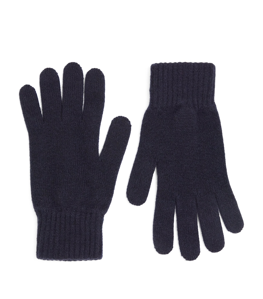 Cashmere Gloves SD7666 DARK NAVY Image 1
