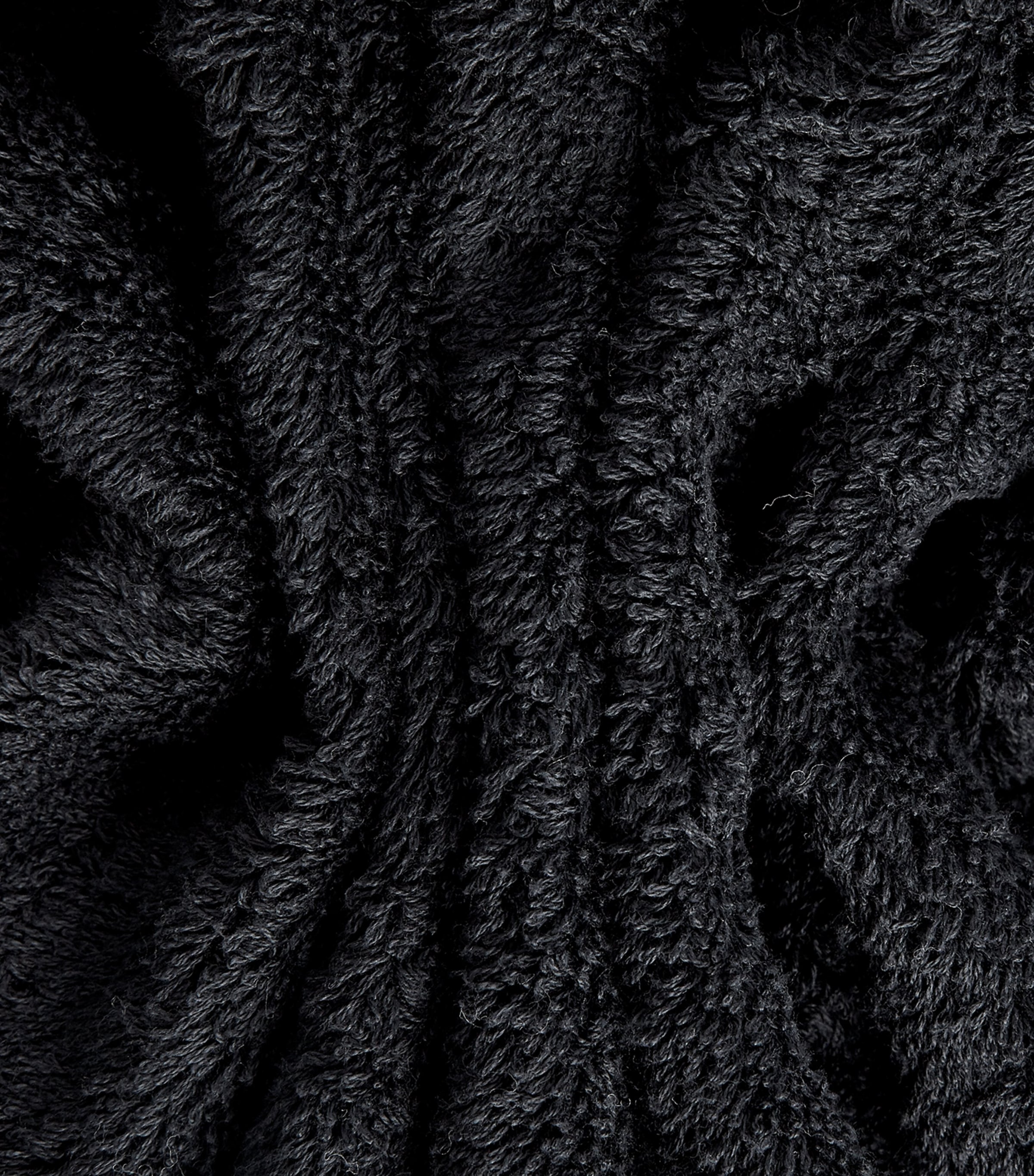 Abyss & Habidecor Super Pile Bath Sheet (105cm x 180cm) Black Image 2