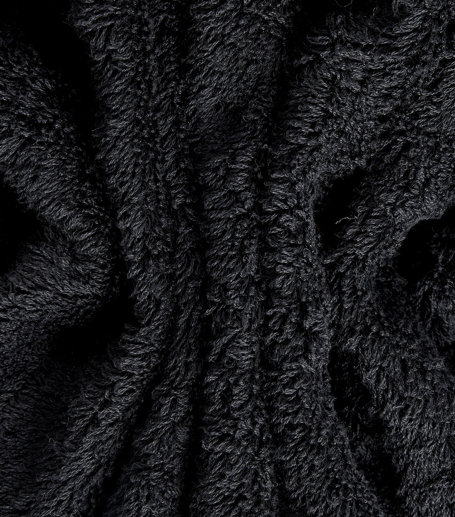 Super Pile Bath Sheet (105cm x 180cm) 990 BLACK Image 2