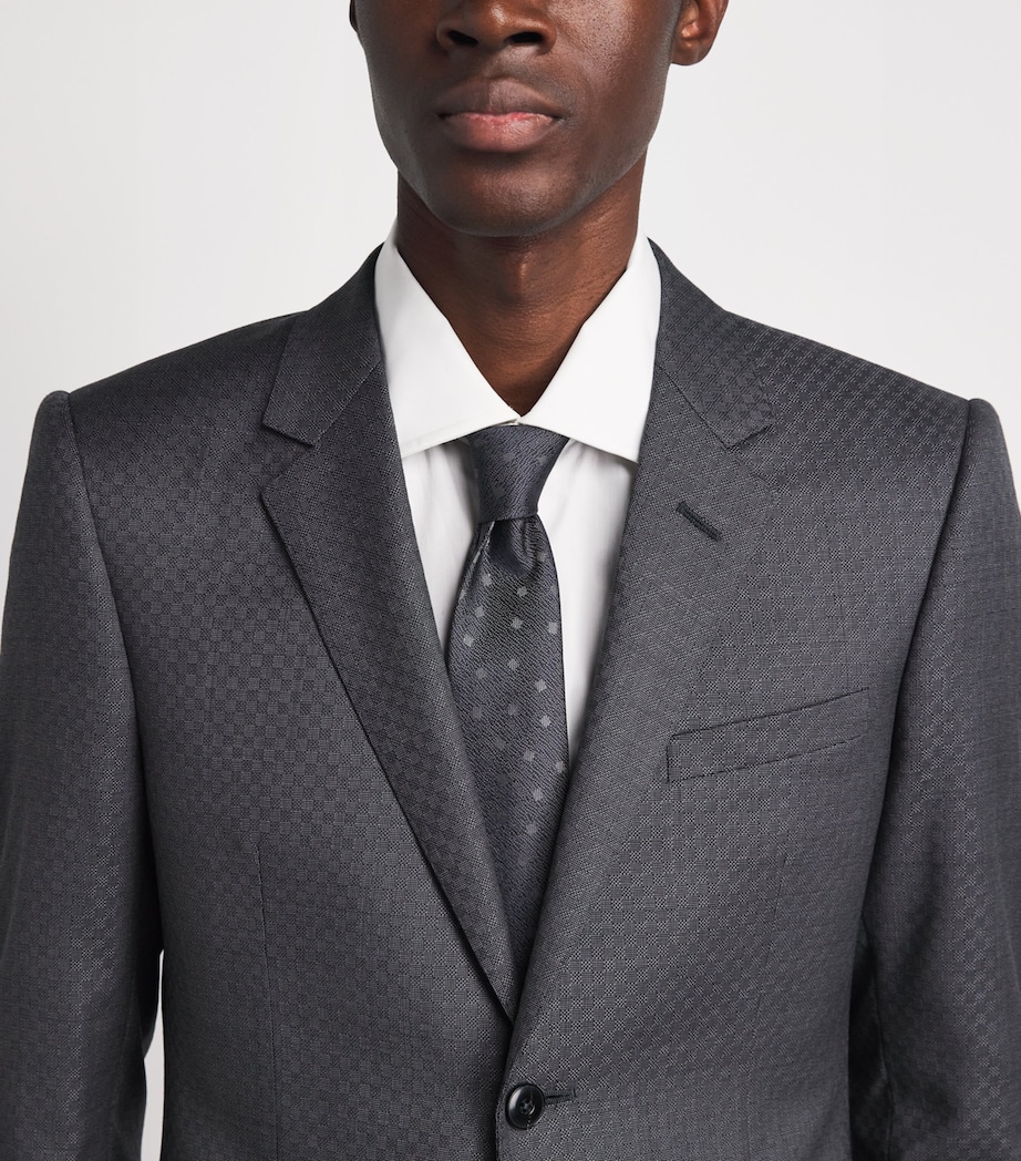 Emporio Armani Silk Jacquard Tie Image 2