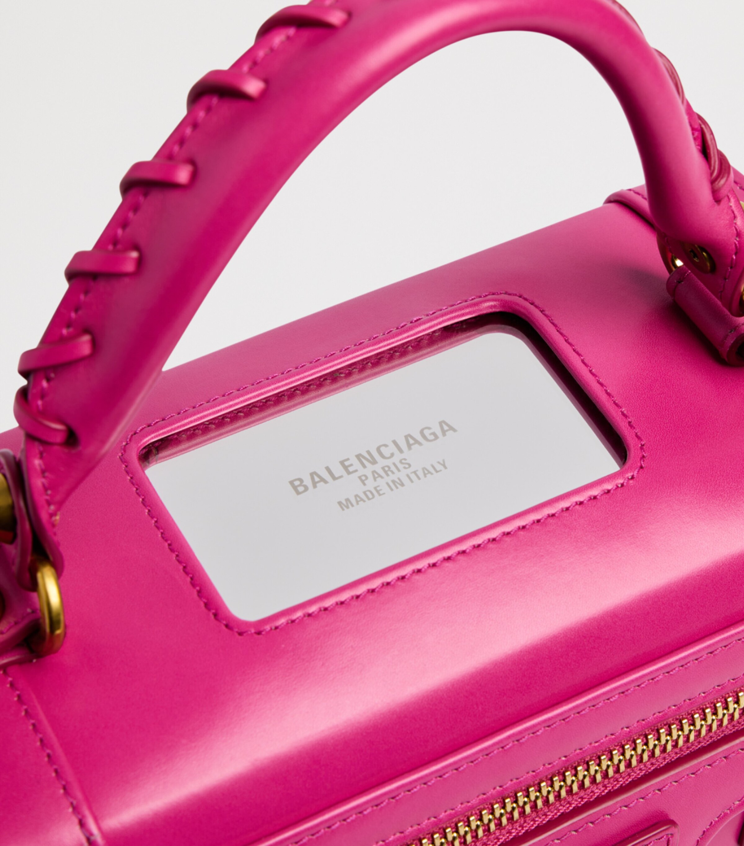 BALENCIAGA ロンT 2017 Balenciaga Pink Leather Le City Sleek Box Top-Handle Bag | Harrods US