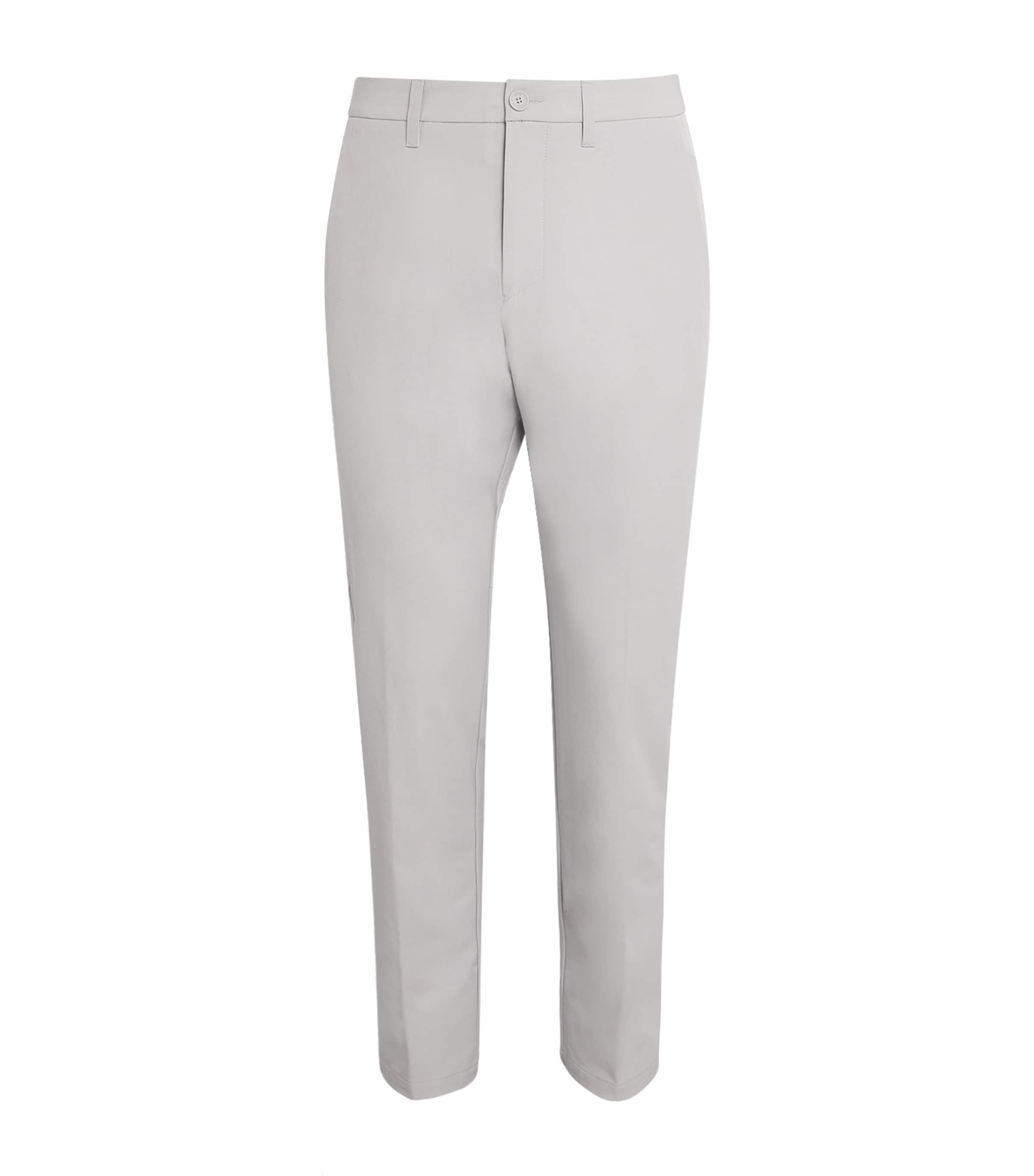 Hugo Boss High-stretch Commuter Trousers In Grey