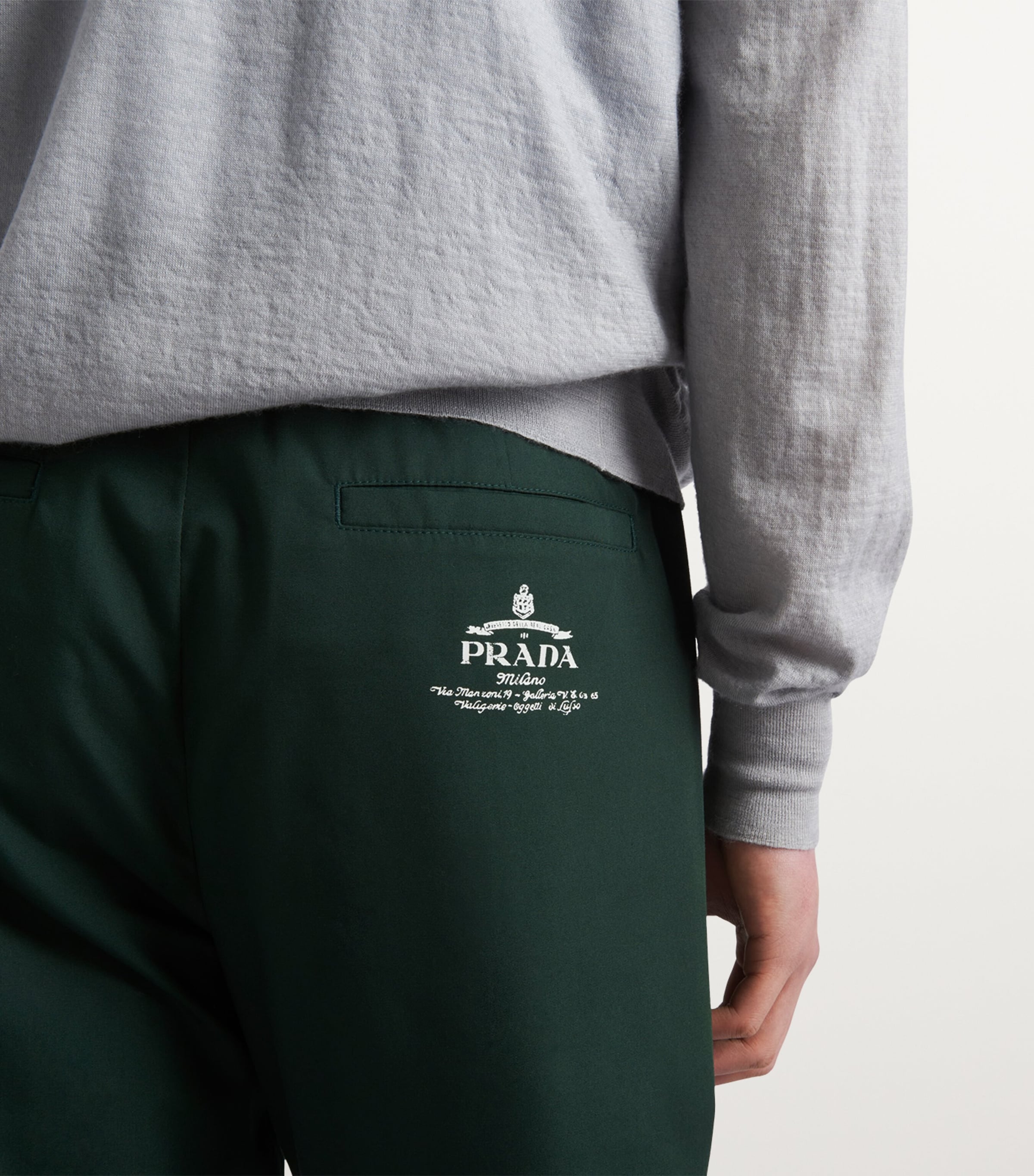 Cotton-Blend Trousers F0L76 Image 5