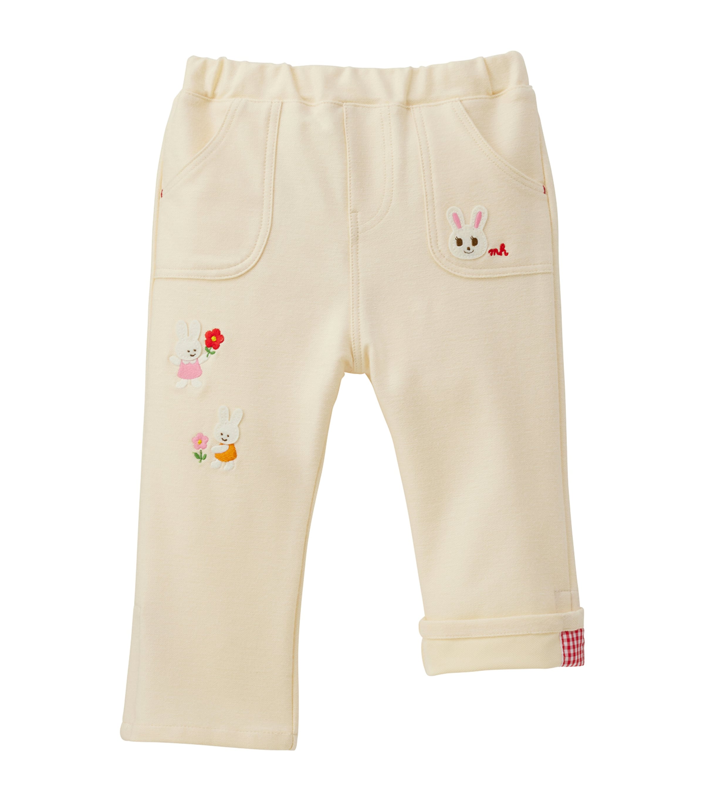 Miki House Kids' Usako And Friends Trousers In Metallic