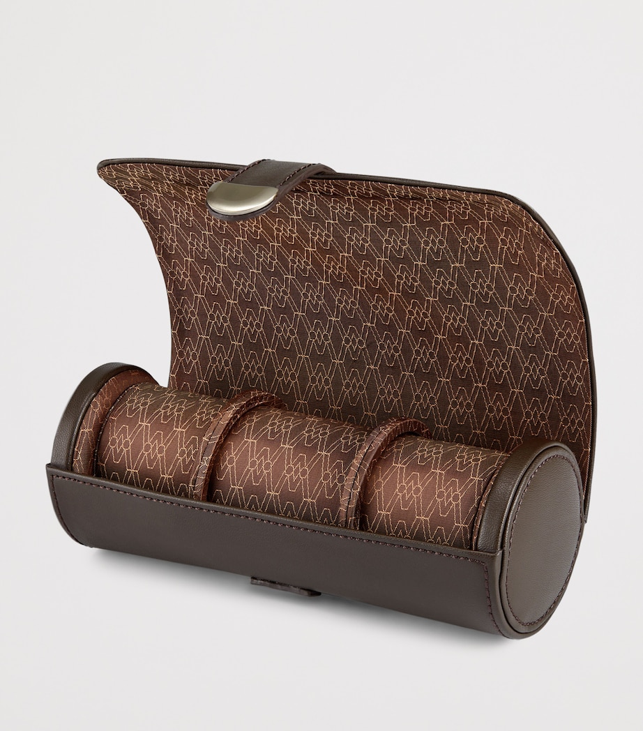 Vegan Earth Triple Watch Roll COFFEE Image 3