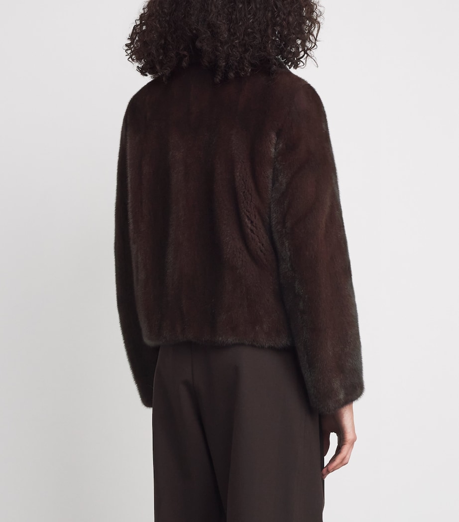 Mink Collared Jacket A6074 Image 4
