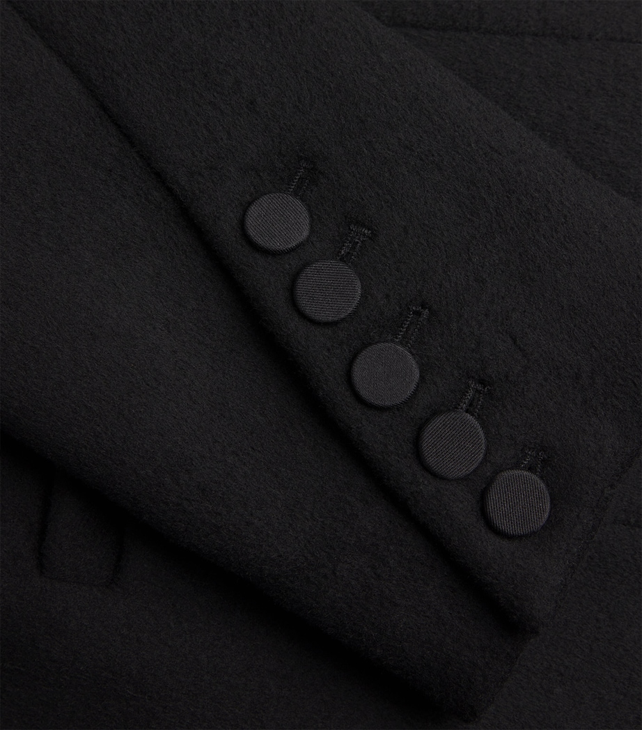 Wool-Blend Queens Coat BLACK Image 5