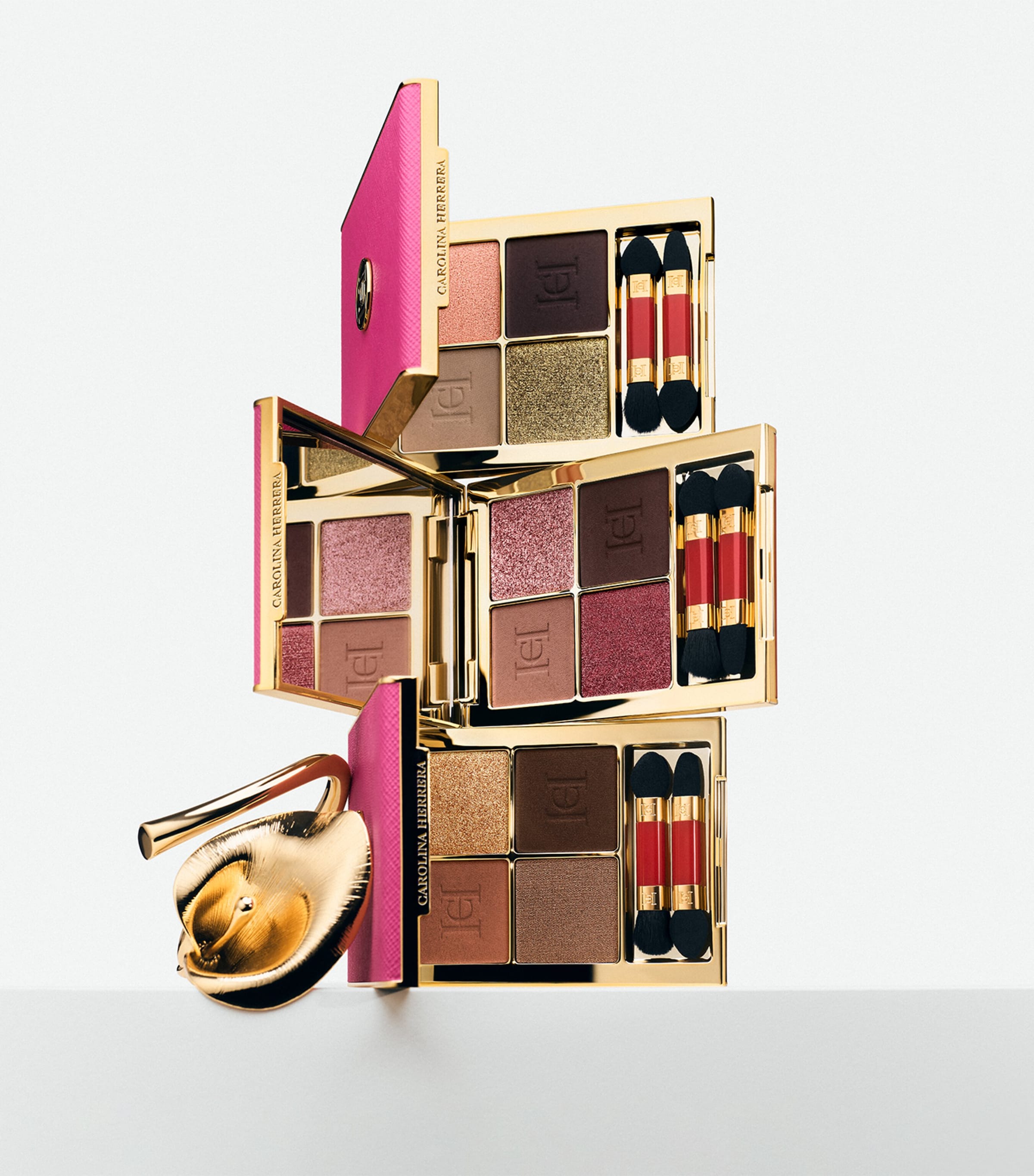 Carolina Herrera Eyeconica Quad Eyeshadow Palette Bold In Gold Image 2
