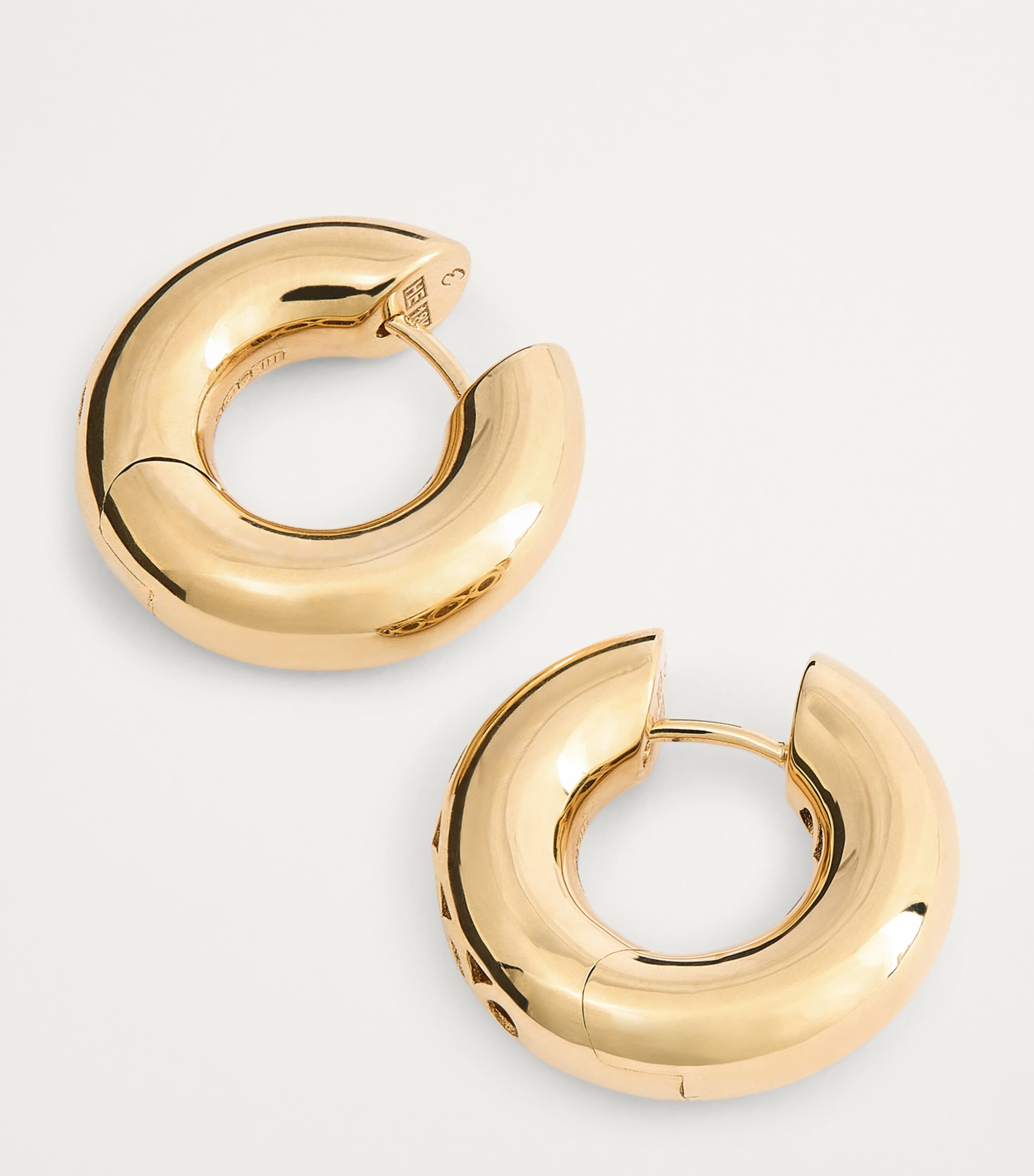 Yellow Gold Absolute Creoles Hoop Earrings YELLOW GOLD Image 6