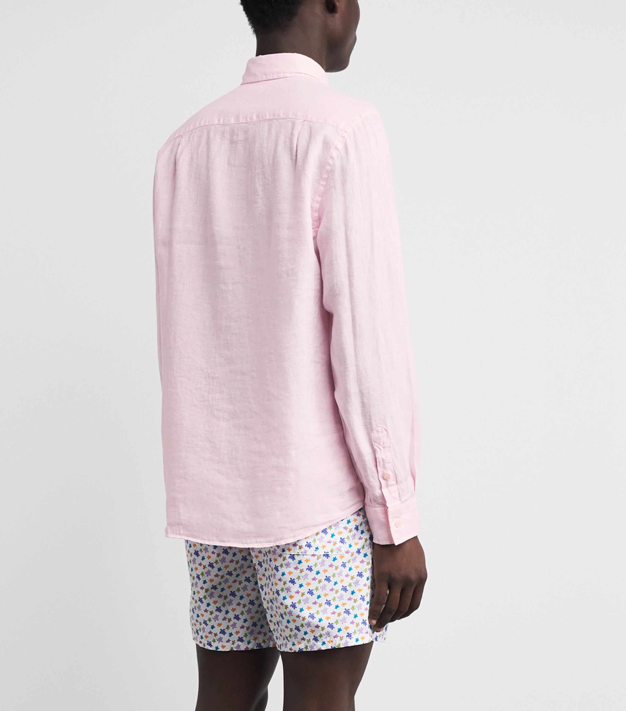 Vilebrequin Mens Linen Shirt Ballerine Image 5
