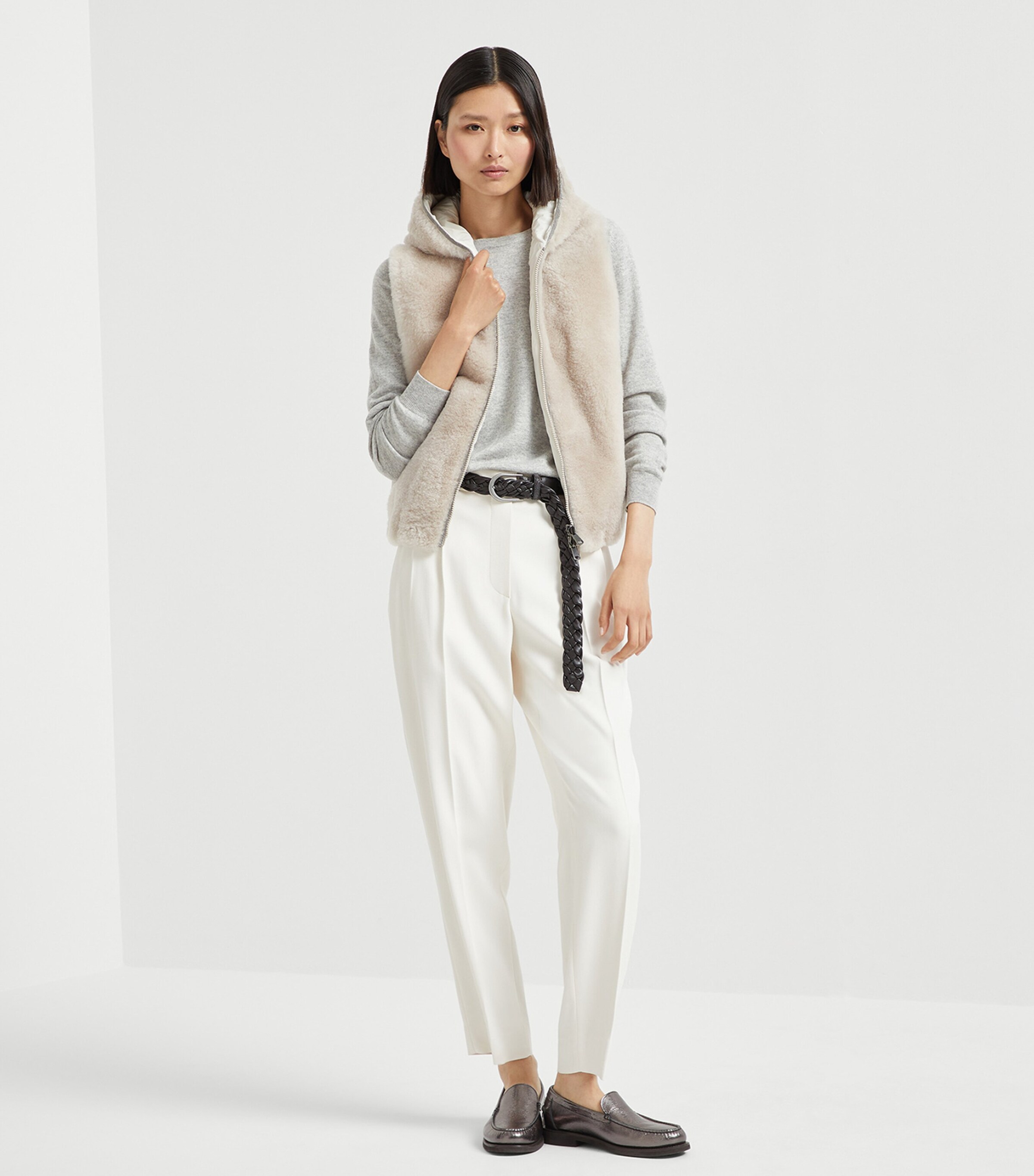 Comfort Viscose Couture Twill Slouchy Trousers C1177 Image 4