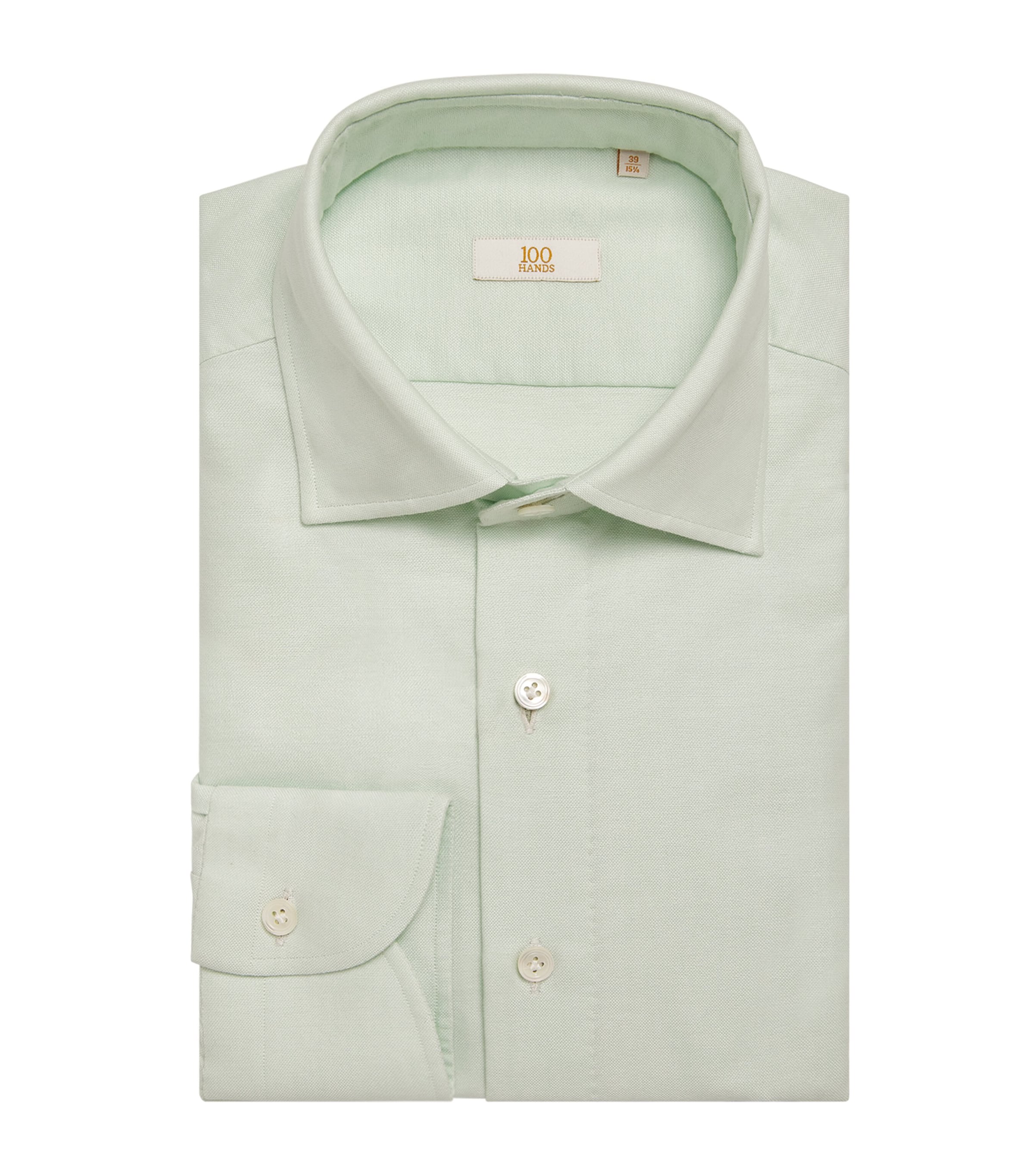 100hands Cotton Oxford Shirt In Green