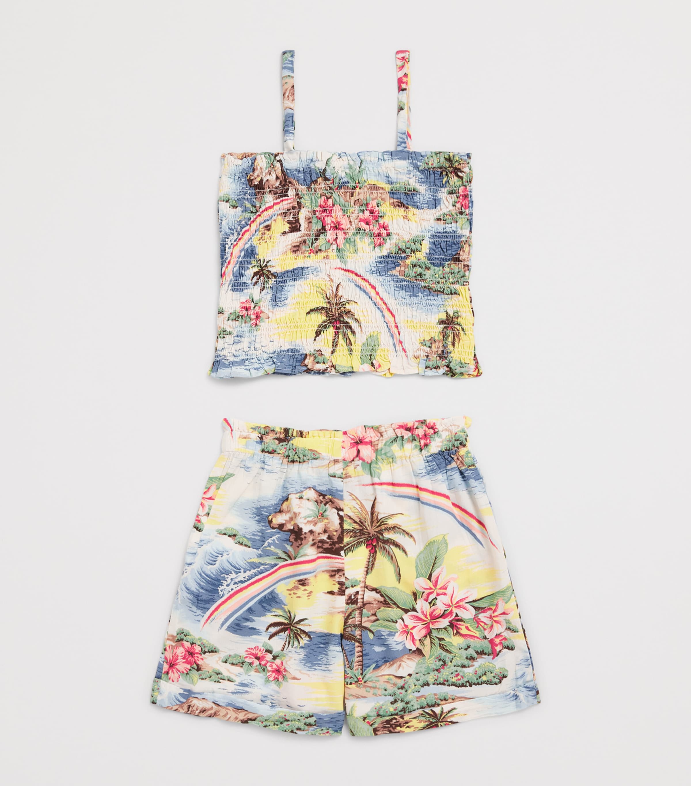 Ralph Lauren Kids Tropical Print Skirt and Shorts Set (7 Years) Image 2