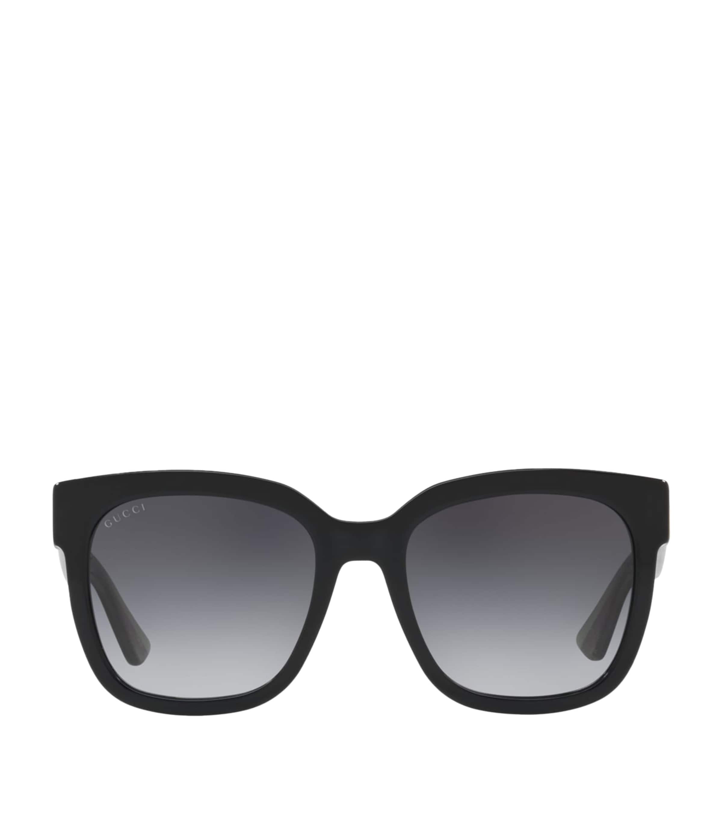 Gucci Acetate 0gc001660 Rectangle Sunglasses In Black