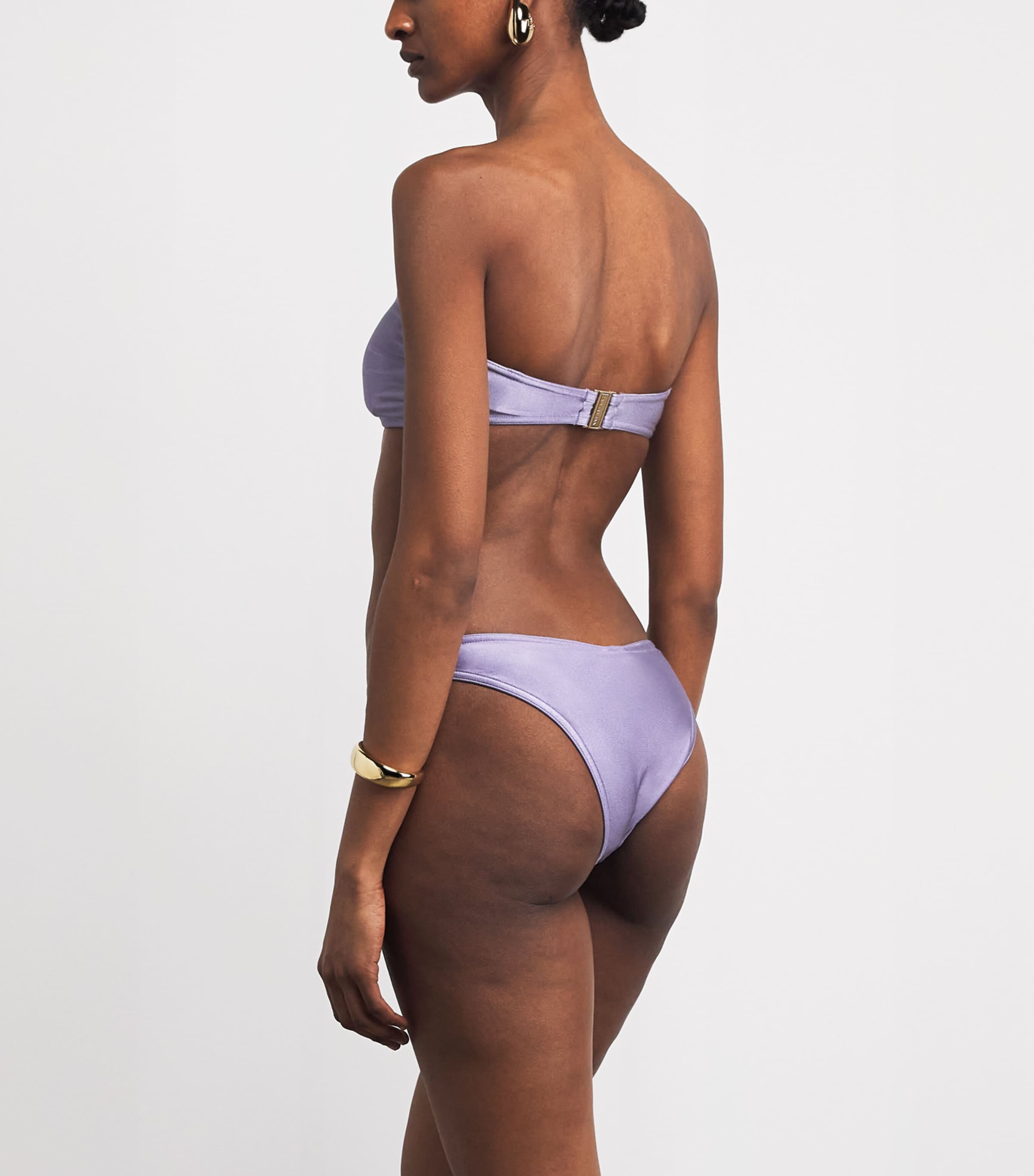 Zimmermann Womens Bamboo-Trim Indra Bikini Dusty Lilac Image 3