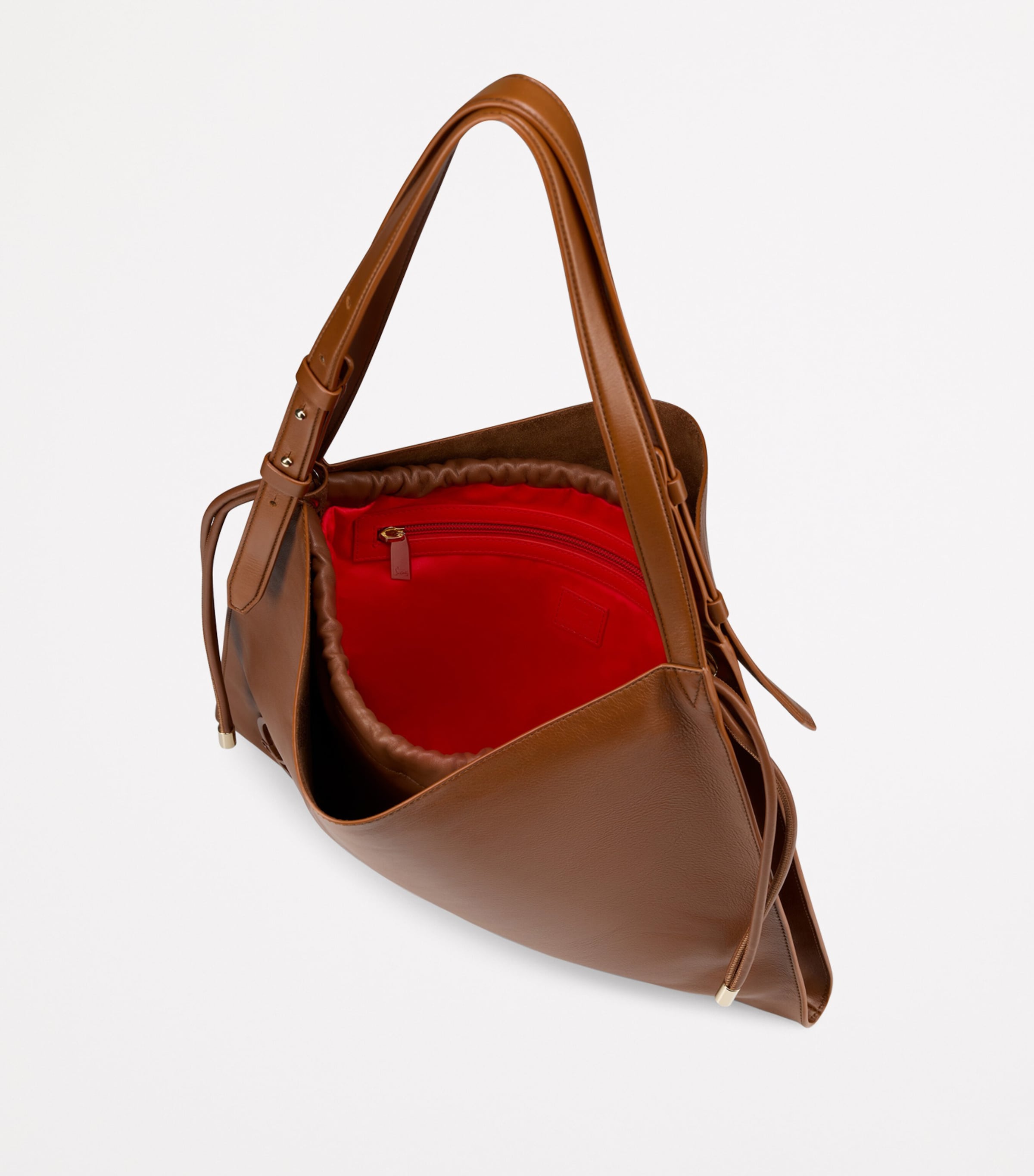 Small Baggy Leather Tote Bag BG71 Image 3