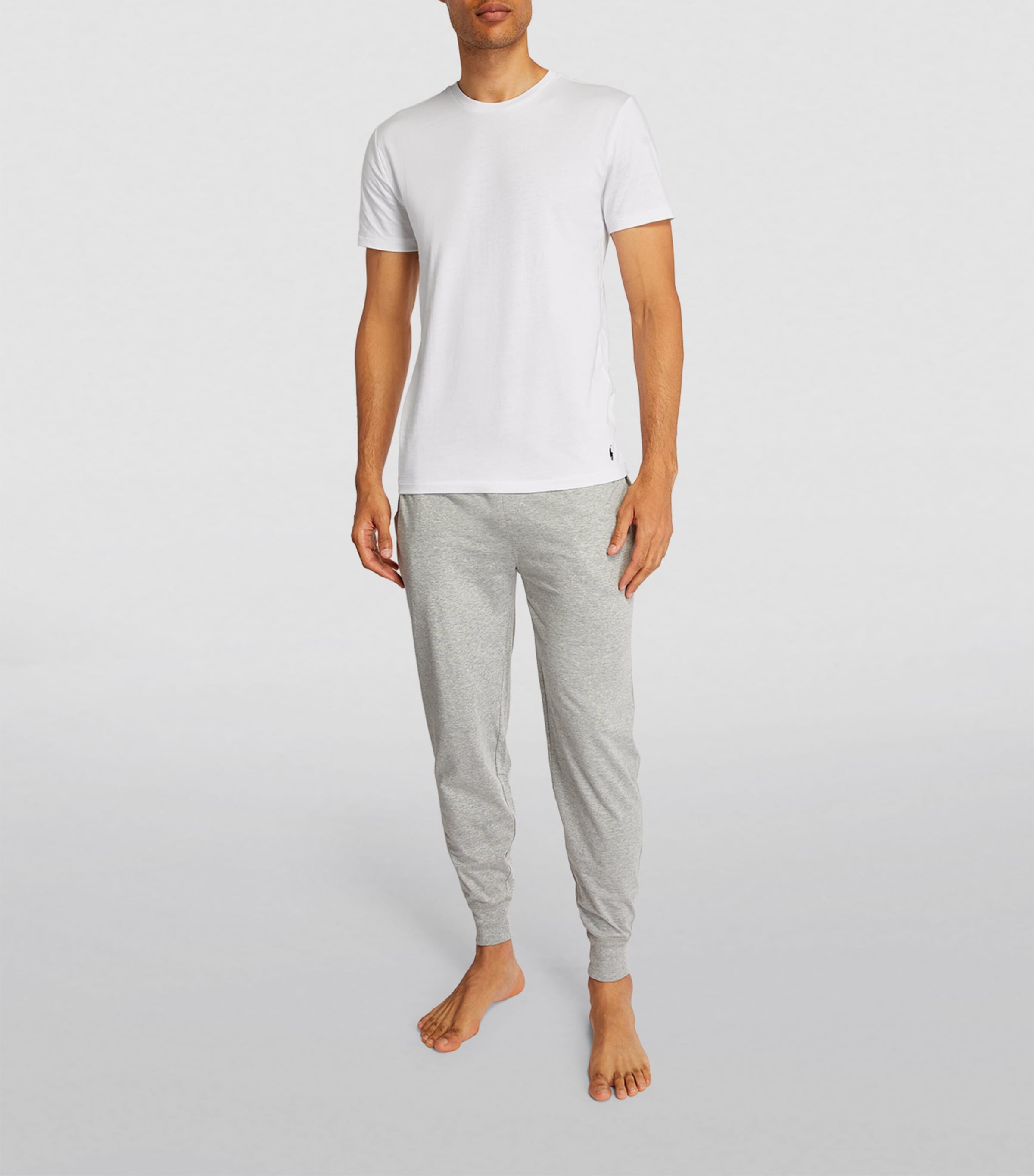 Cotton Classic T-Shirts (Set of 3) WHITE/BLACK/HTHR Image 2