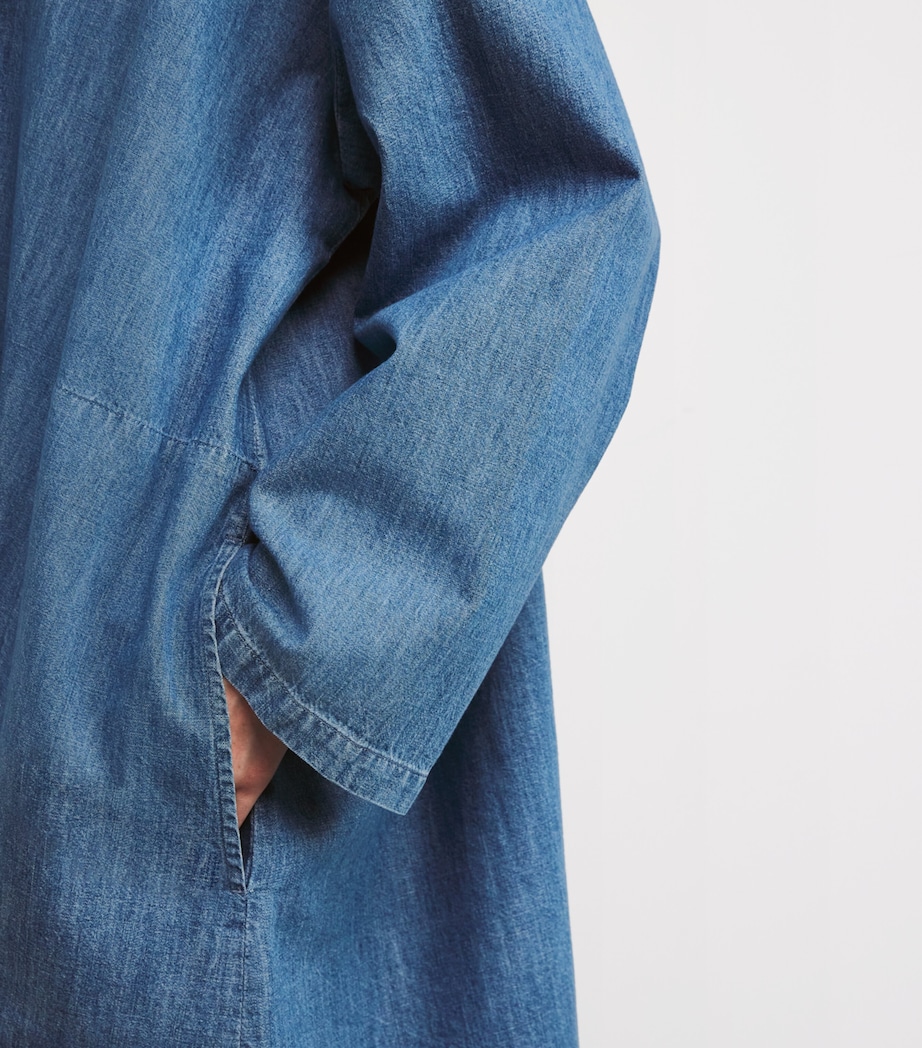 Denim A-Line Shirt DENIMLIGHT Image 6