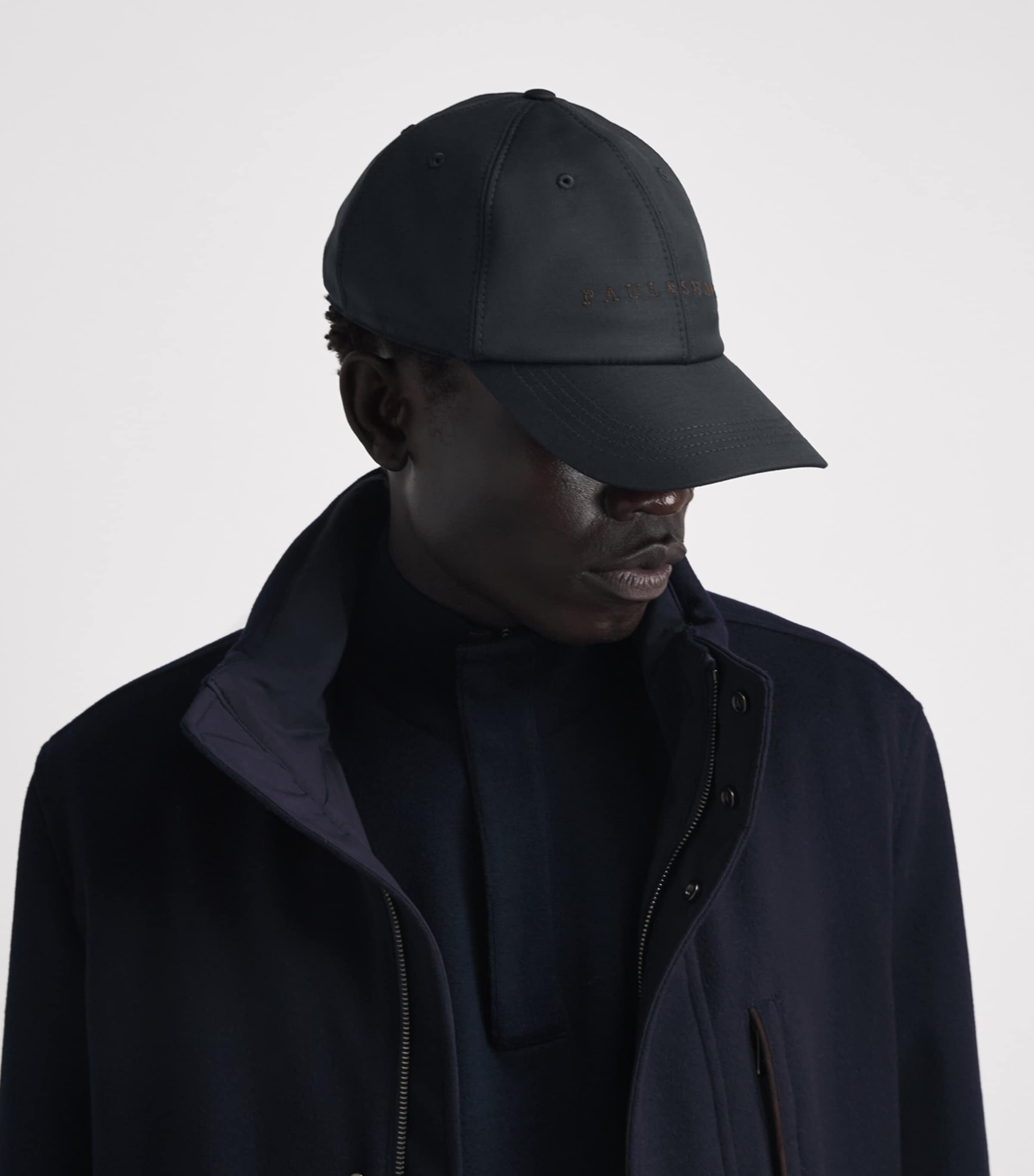 Paul & Shark Virgin Wool Logo Baseball Cap Blue Image 2
