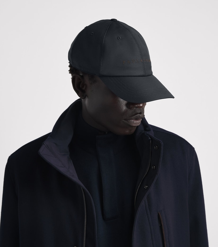 Paul & Shark Virgin Wool Logo Baseball Cap Blue Image 2