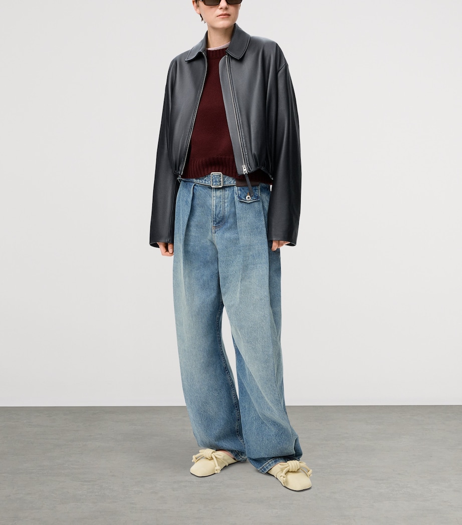 Cashmere Anagram Sweater BURGUNDY/MULTICOLOR Image 2