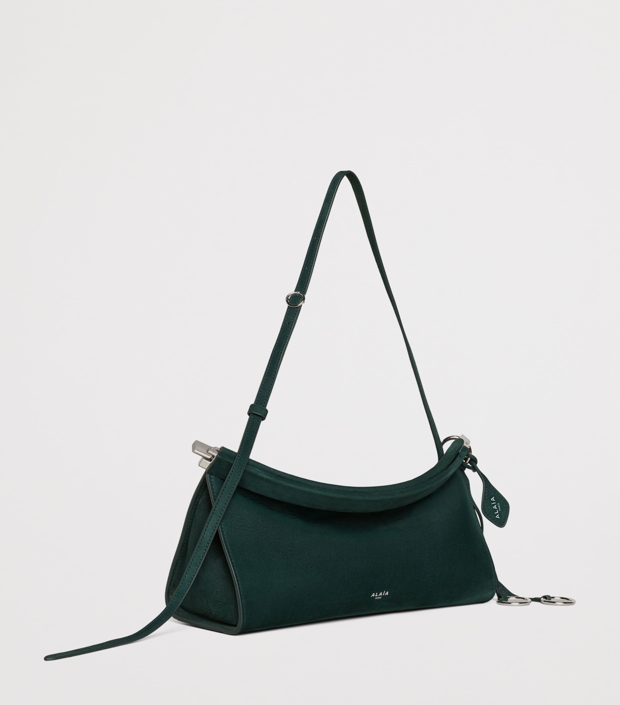 Medium Suede Le Click East West Shoulder Bag OR Image 2
