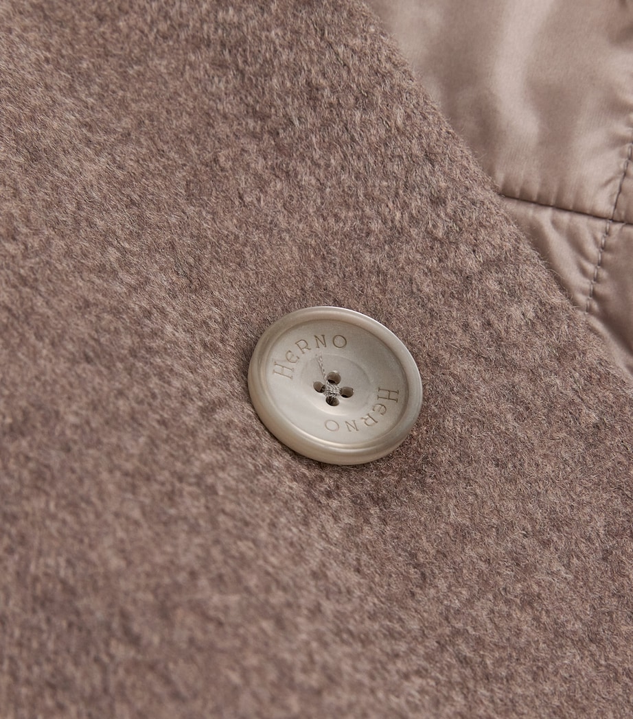 Cashmere Padded-Insert Overcoat 2700 BEIGE Image 5