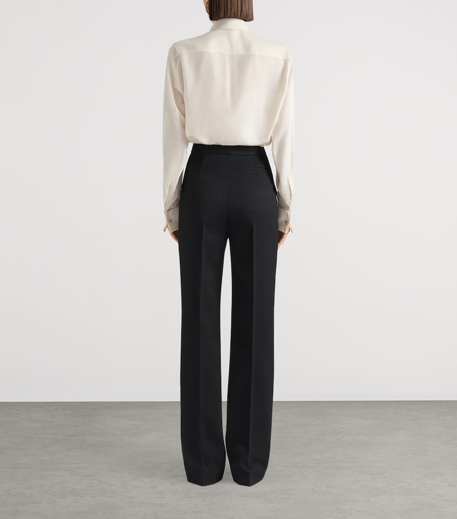 Silk Tuxedo Shirt ECRU Image 3