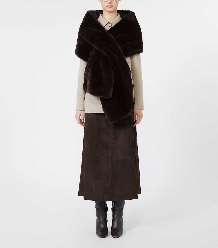 Max Mara Womens Wool-Cashmere Overshirt Sand Image 2
