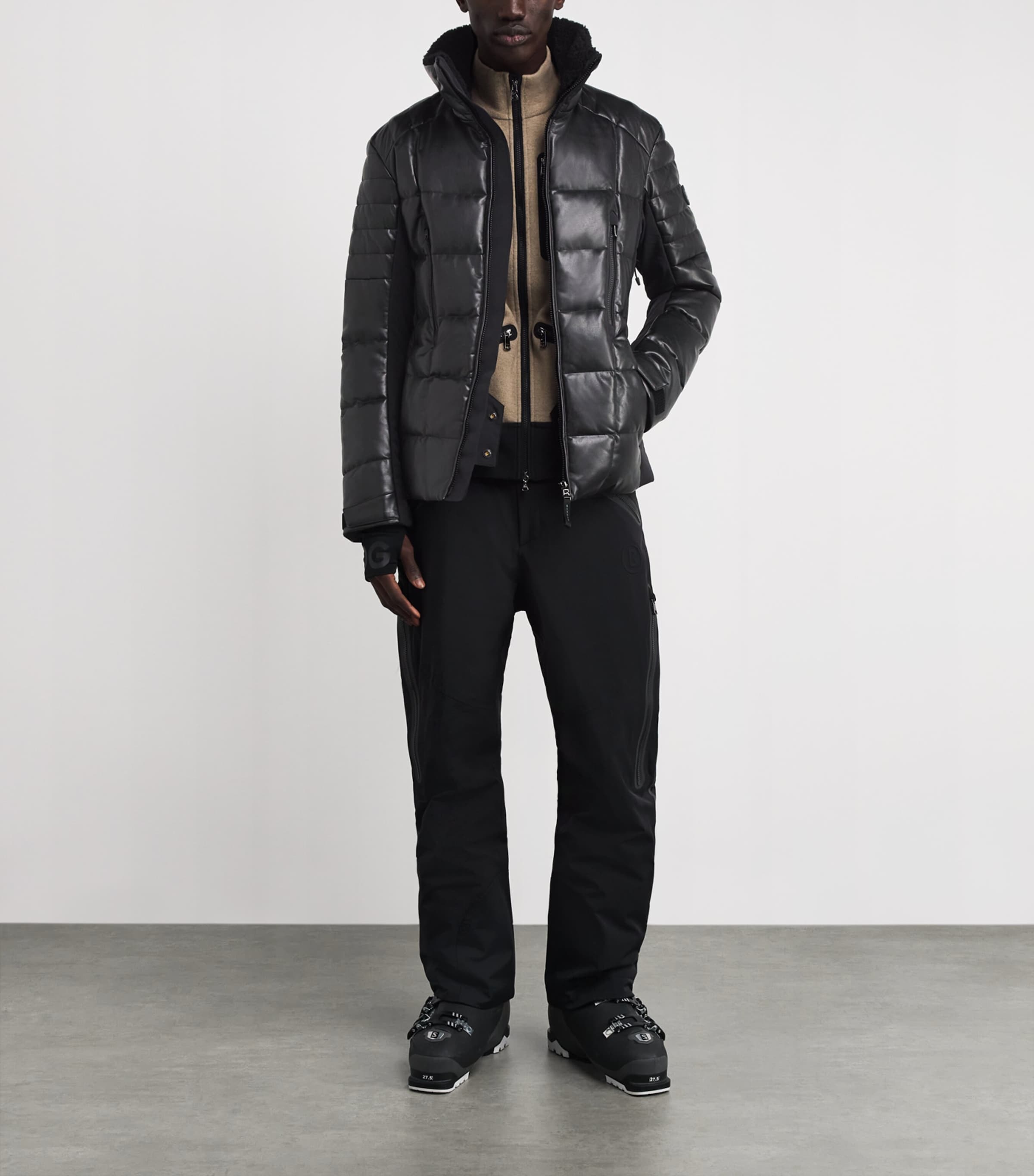 Down Calem Ski Jacket 026-BLACK Image 2