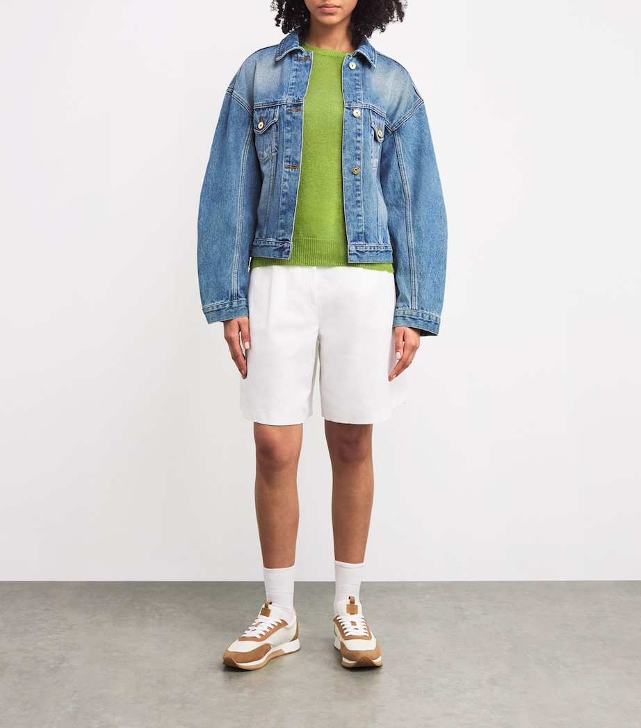 Linen Sweater GREEN Image 2