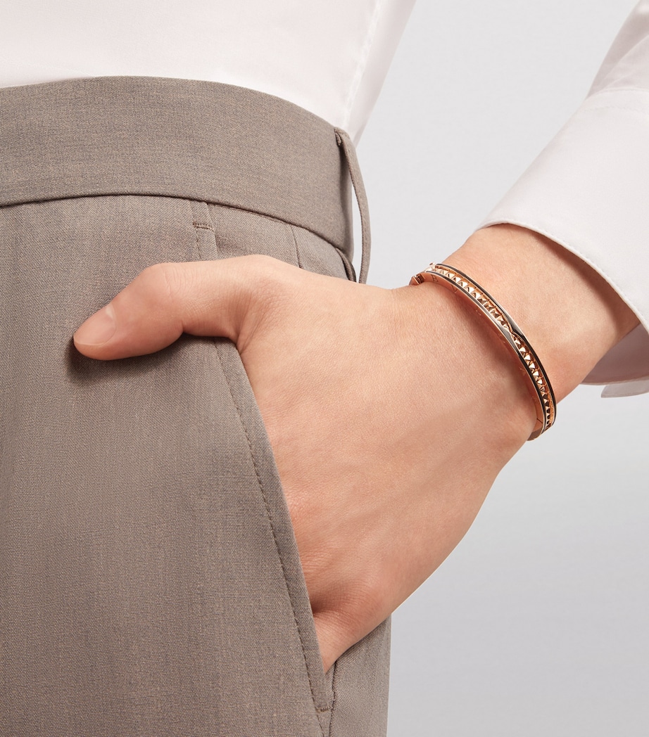 Rose Gold And Ceramic B.zero1 Bangle PINK GOLD Image 3