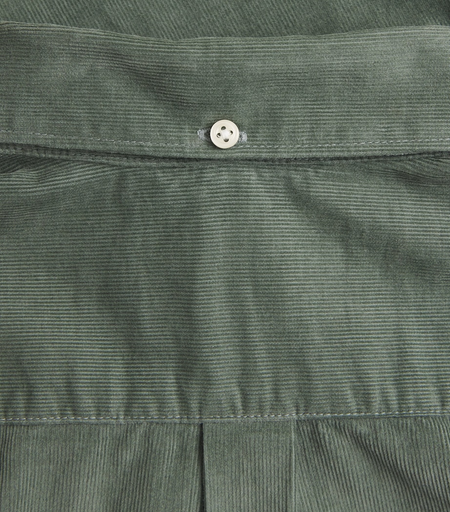 Barbour Mens Cotton Ramsey Tailored Shirt Agave Green Image 6