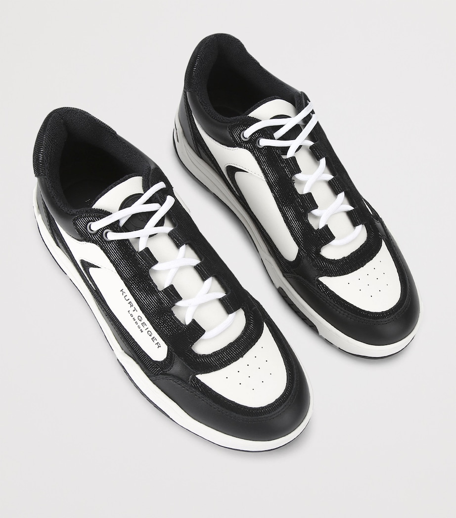 Leather Kingsland Sneakers BLK/WHITE Image 4