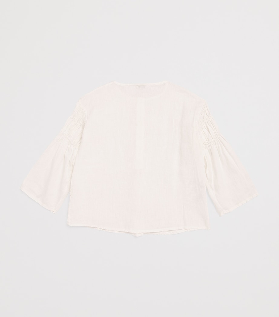 Linen Shirt (3-12 Years) 100 MILK Image 2