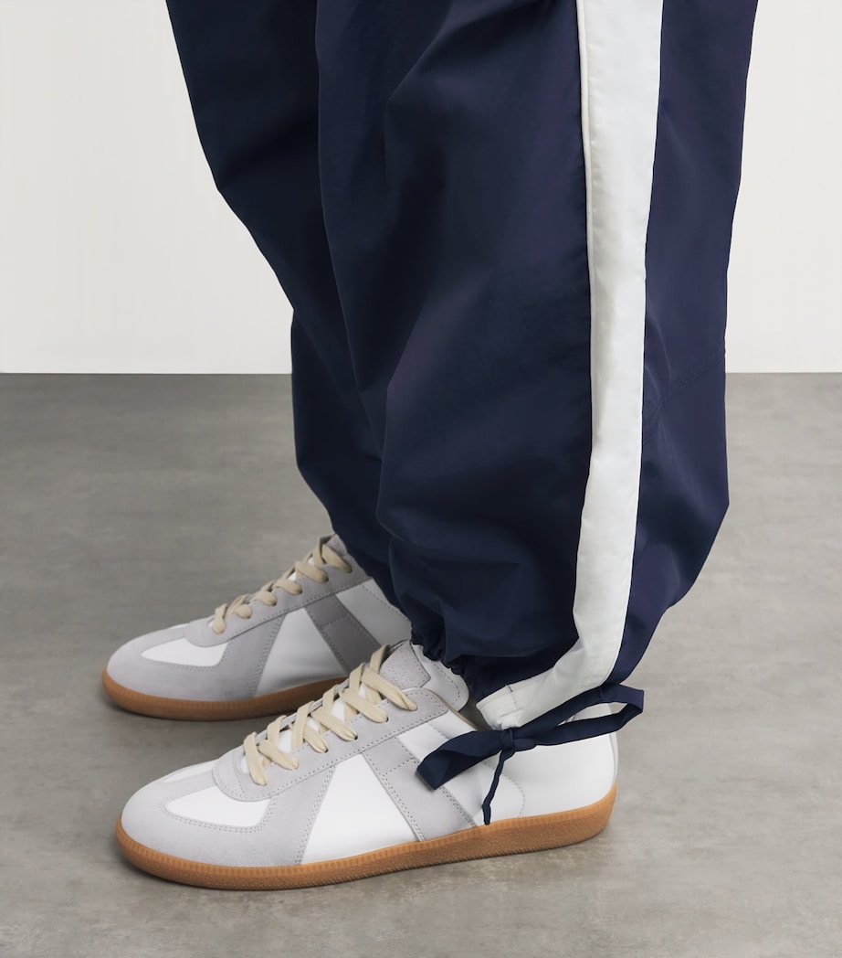 Logo Wide-Leg Track Pants NAVY / WHITE 3076 Image 6