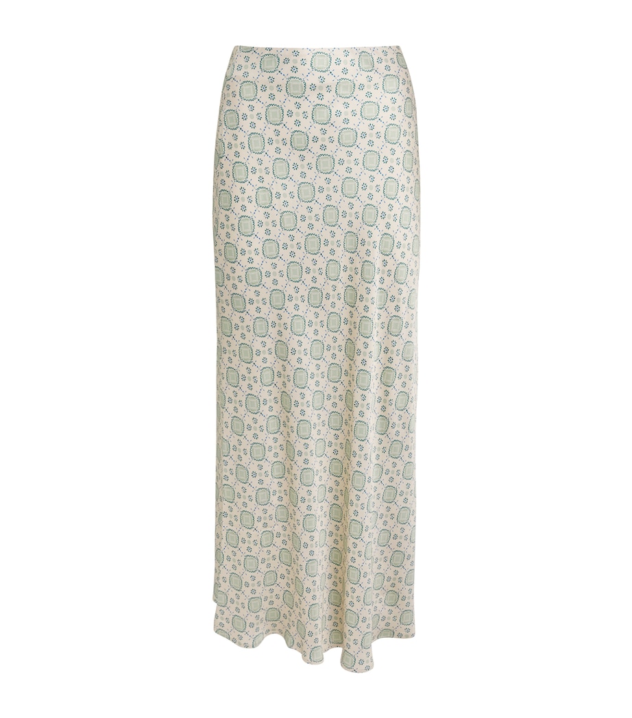 Claudie Pierlot Womens Printed Maxi Skirt Light Print Image 1