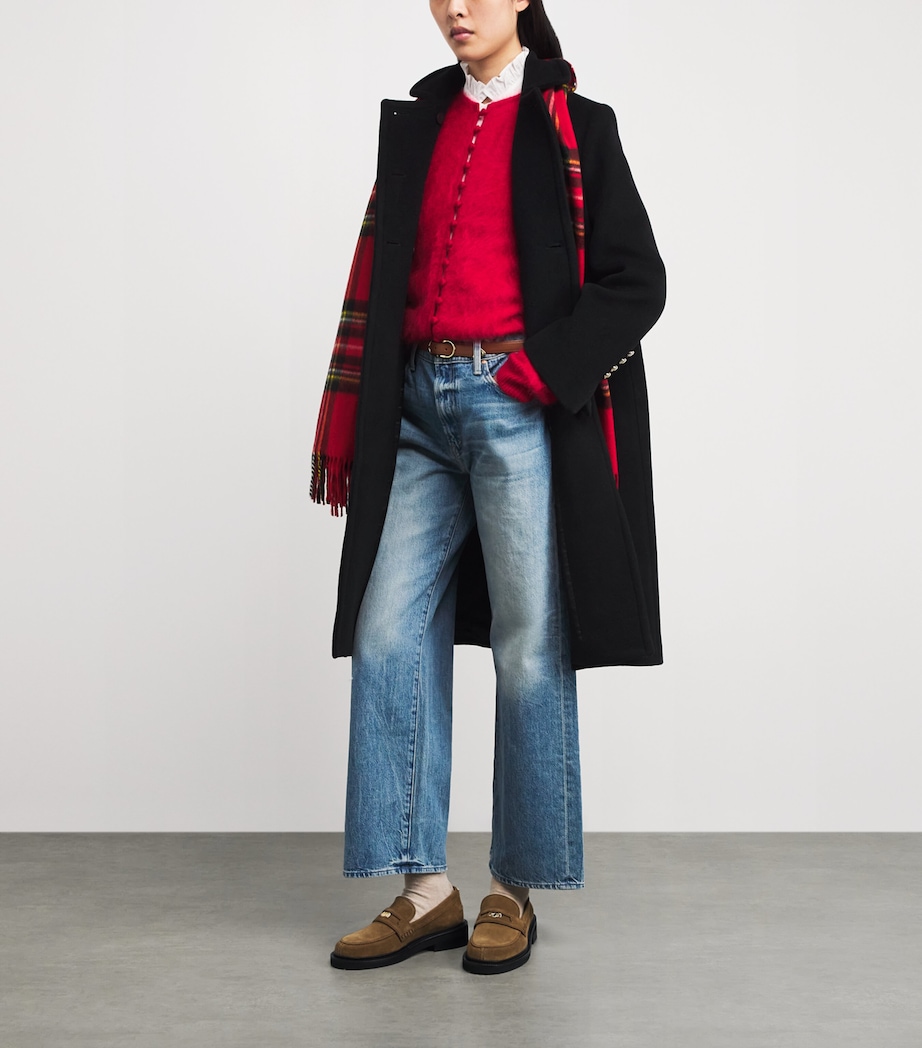 Suede Penny Loafers CAMEL Image 6