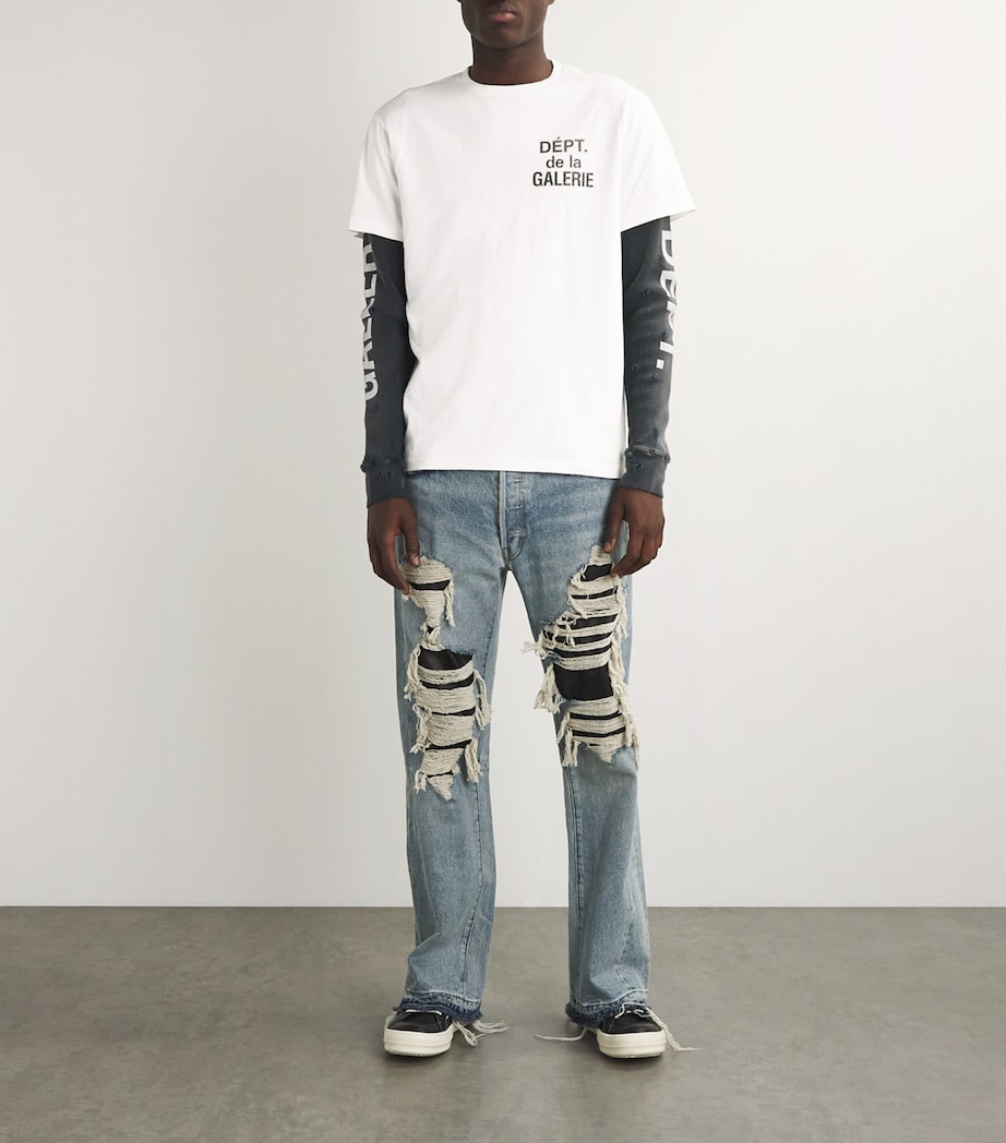 Cotton Logo T-Shirt WHITE Image 2