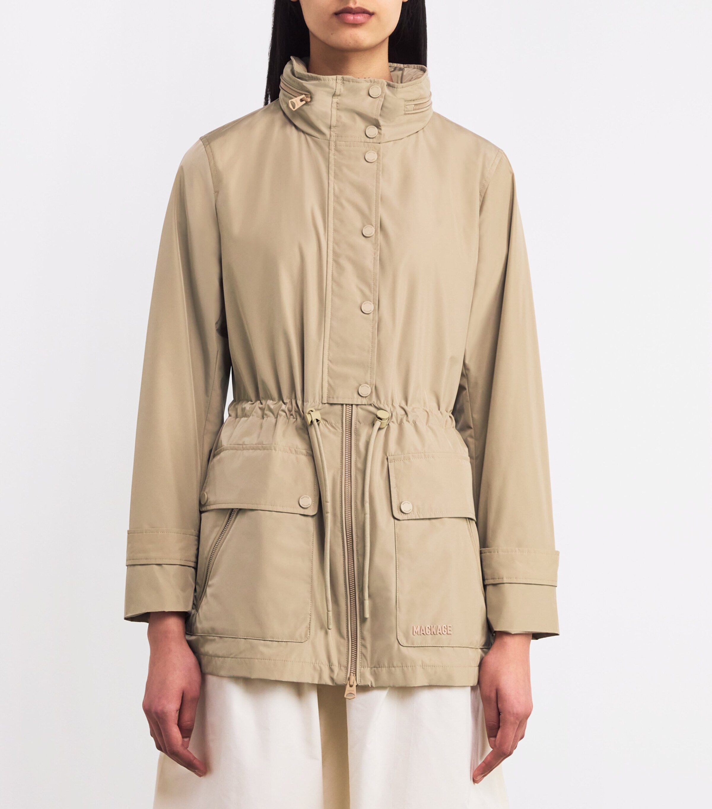 【関税込み】MACKAGE オフホワイト Keryn レインジャケット Mackage Keryn Rain Jacket | Harrods US