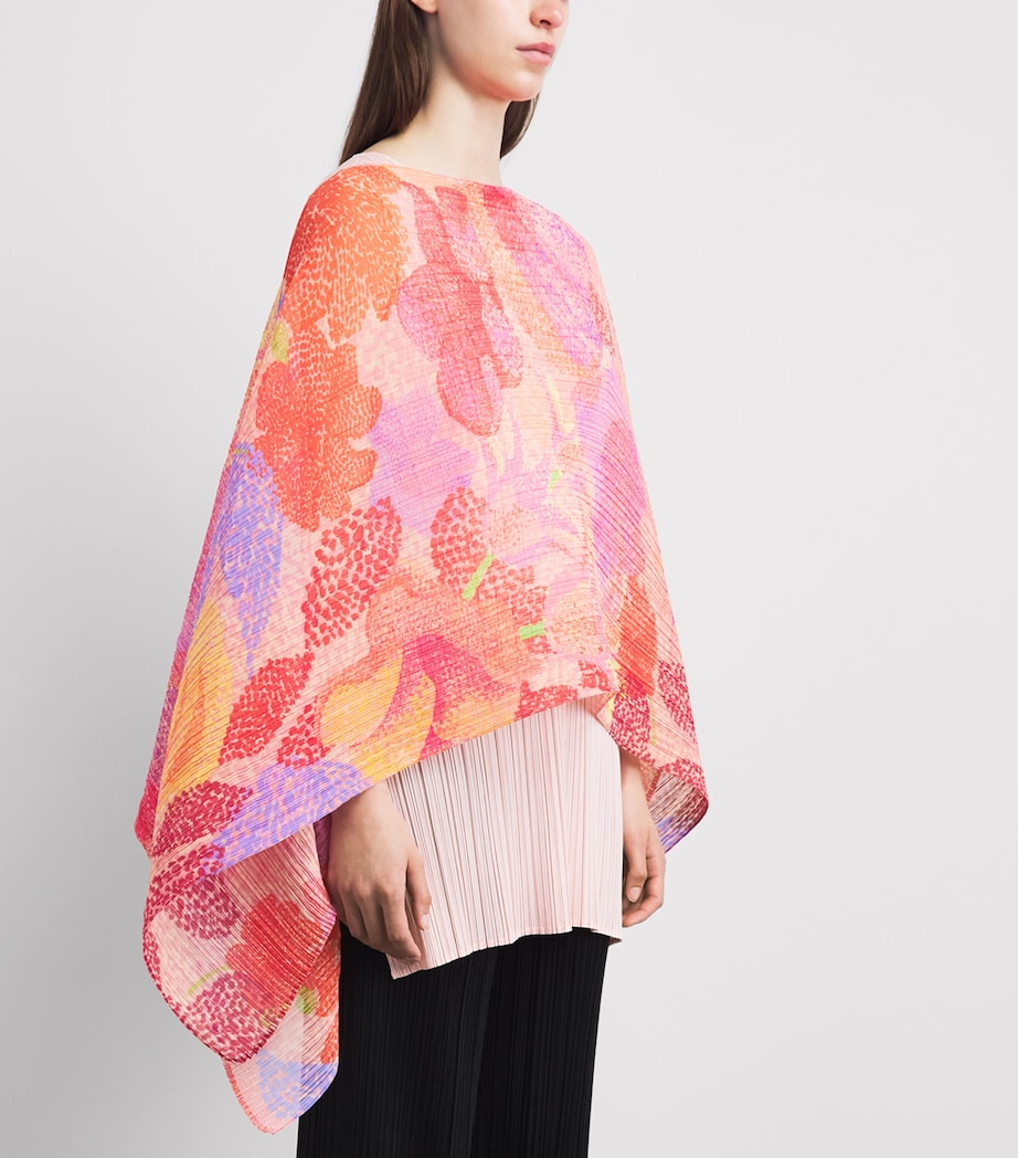 Pleats Please Issey Miyake Womens Pleated Foggy Forest Madame-T Pink Image 4