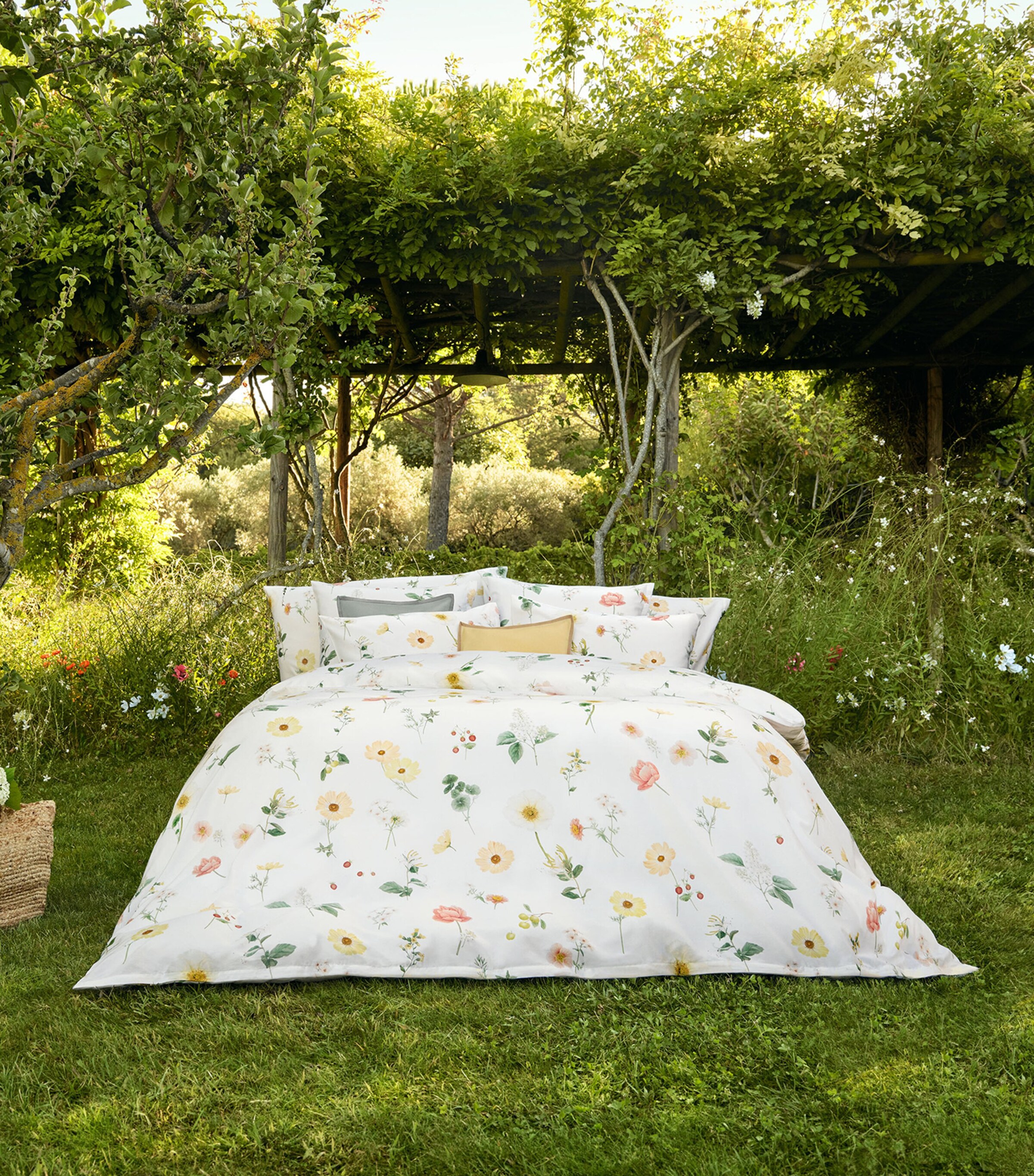 Cotton Sateen King Oxford Pillowcase (50cm x 90cm) BLANC Image 4