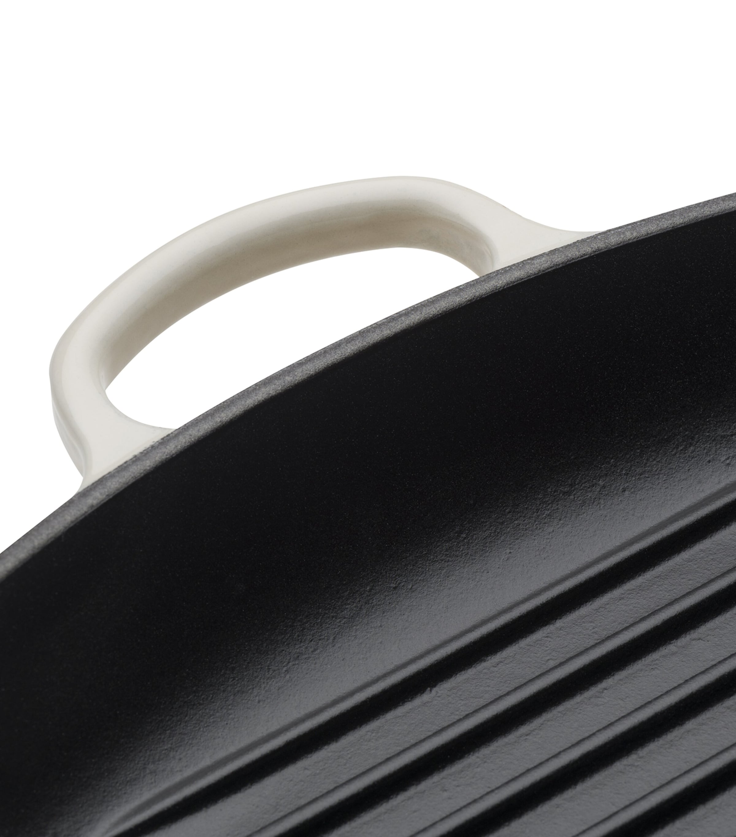 Cast Iron Square Grillit (26cm) MERINGUE Image 4