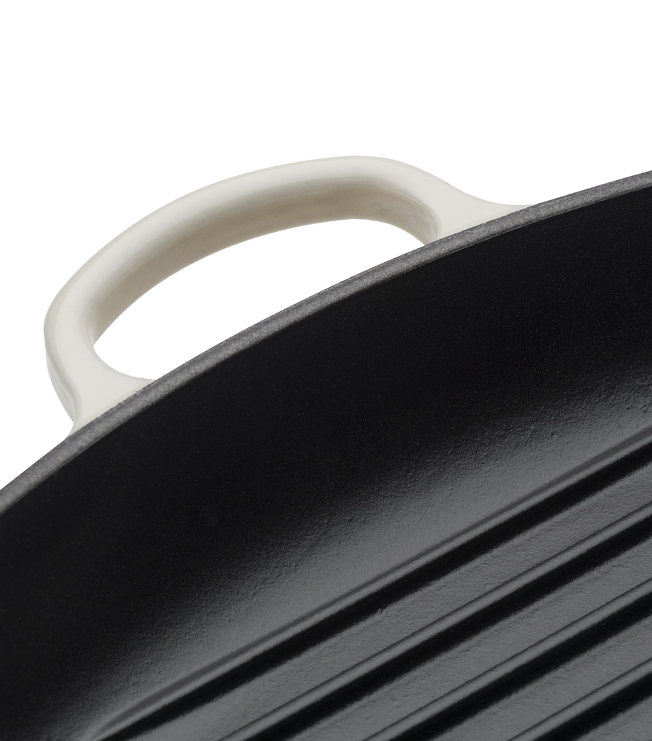 Cast Iron Square Grillit (26cm) MERINGUE Image 4