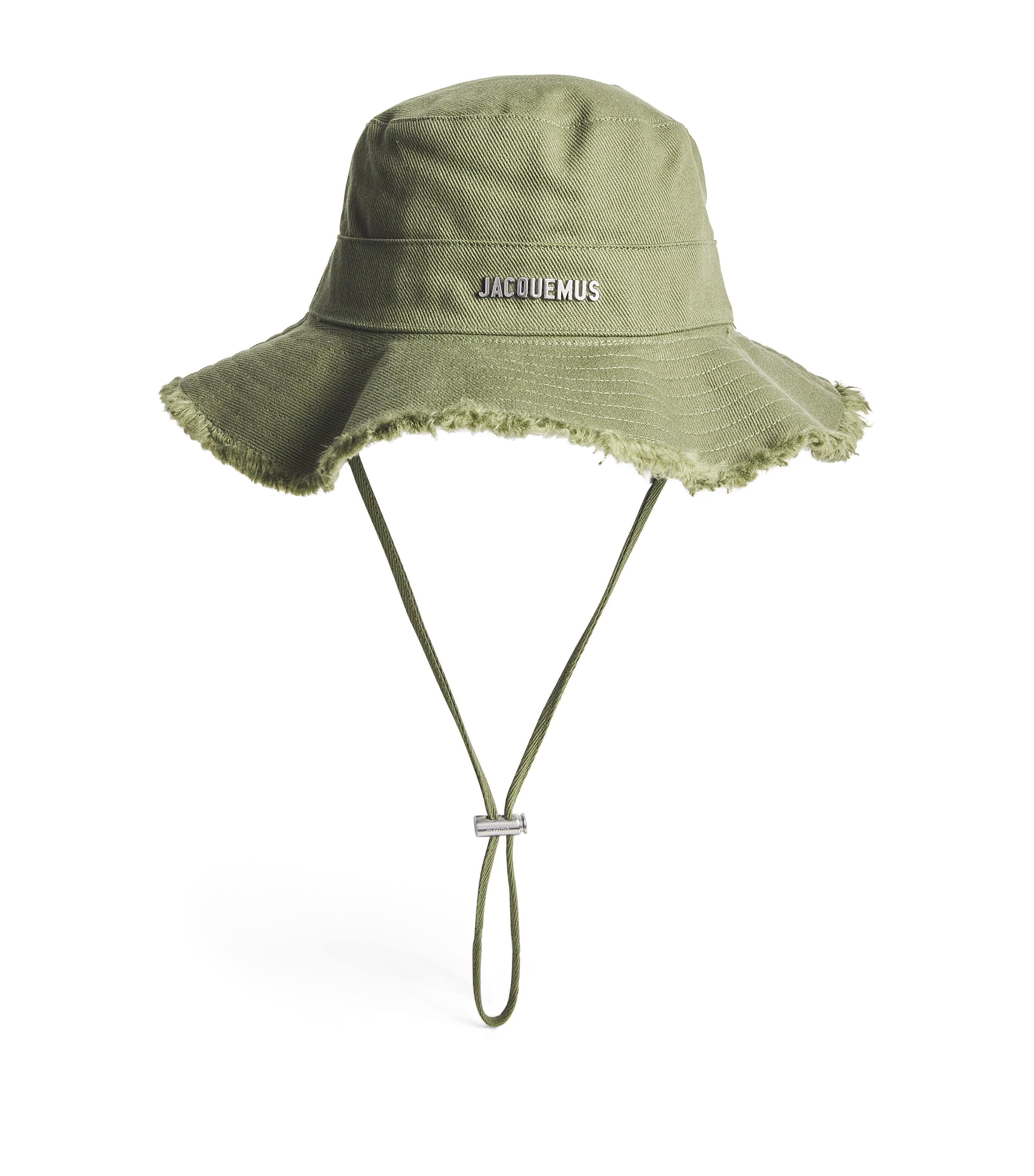 Jacquemus Cotton Le Bob Artichaut Bucket Hat In Green